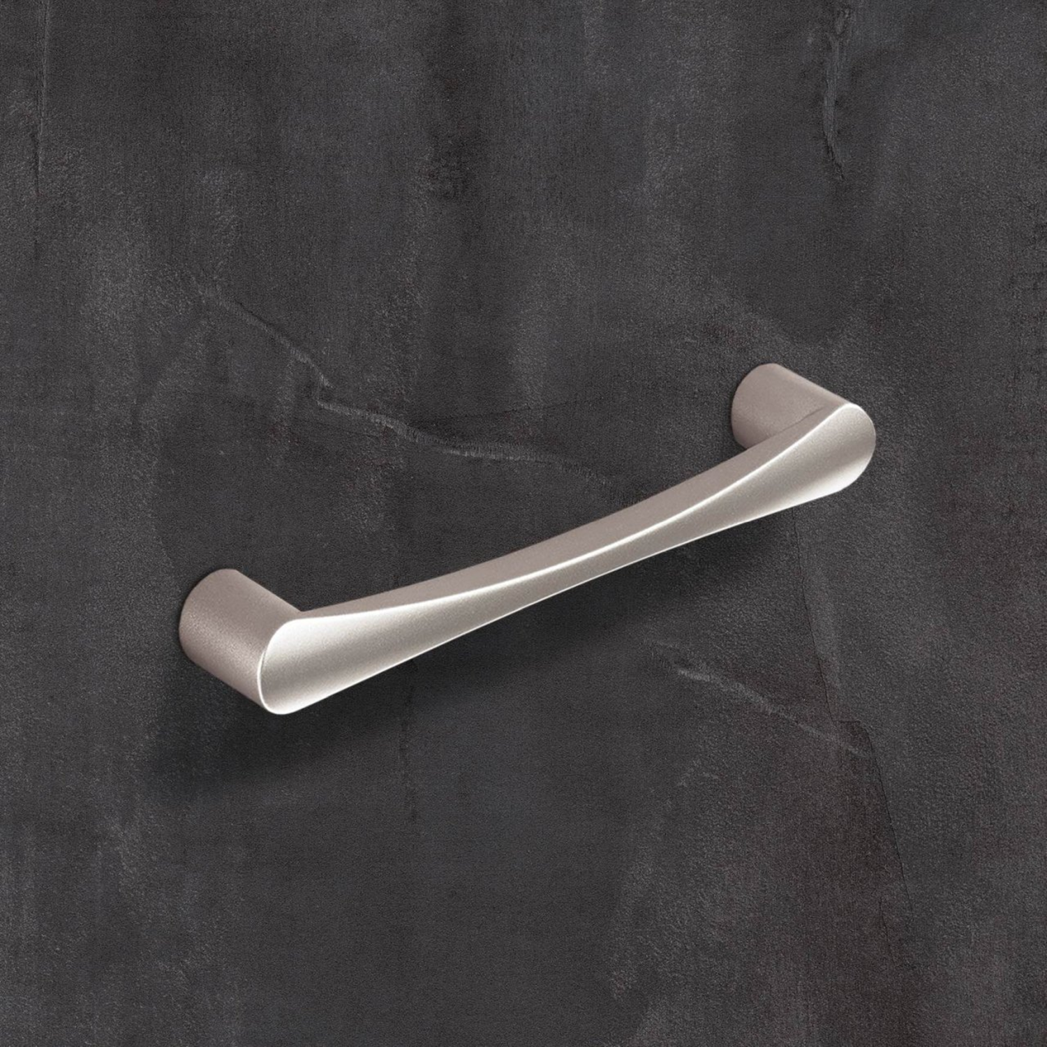 Poignée Bruxella, entraxe de perçages 160, L 180 mm, B 20 mm, H 36 mm, aspect inox brossé