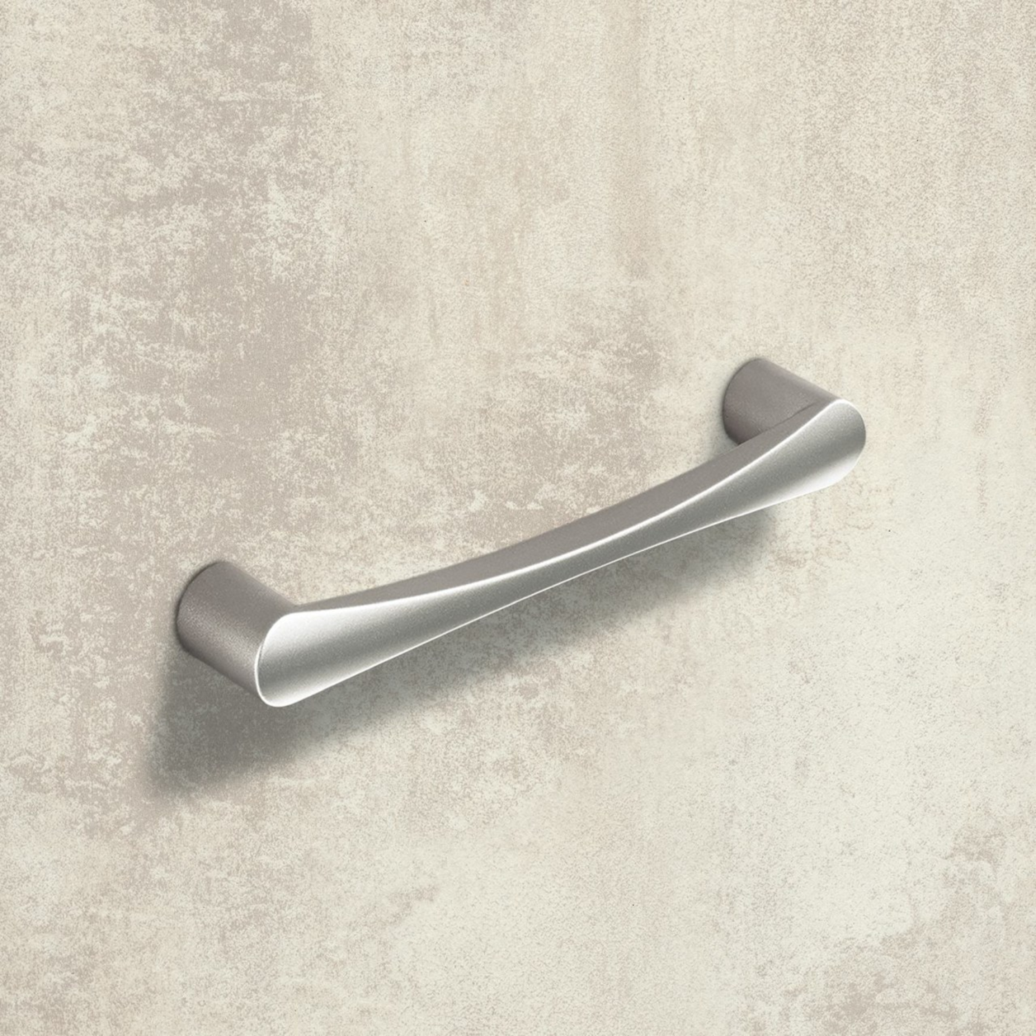Poignée Bruxella, entraxe de perçages 160, L 180 mm, B 20 mm, H 36 mm, aspect inox brossé