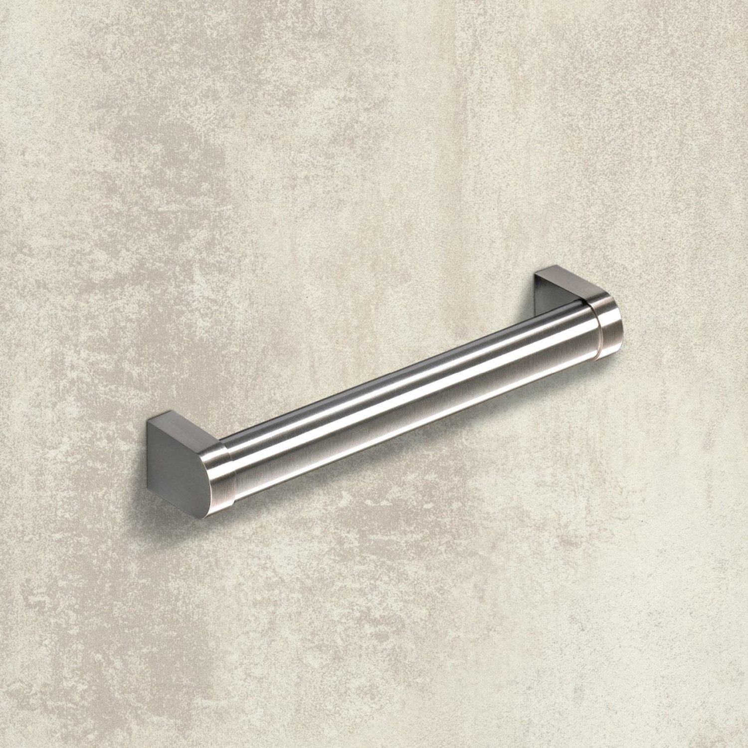 Greep Como, boorafstand 192, L 204 mm, B 26 mm, H 45 mm, Roestvrij staal geborsteld / roestvrij staal finish geborsteld