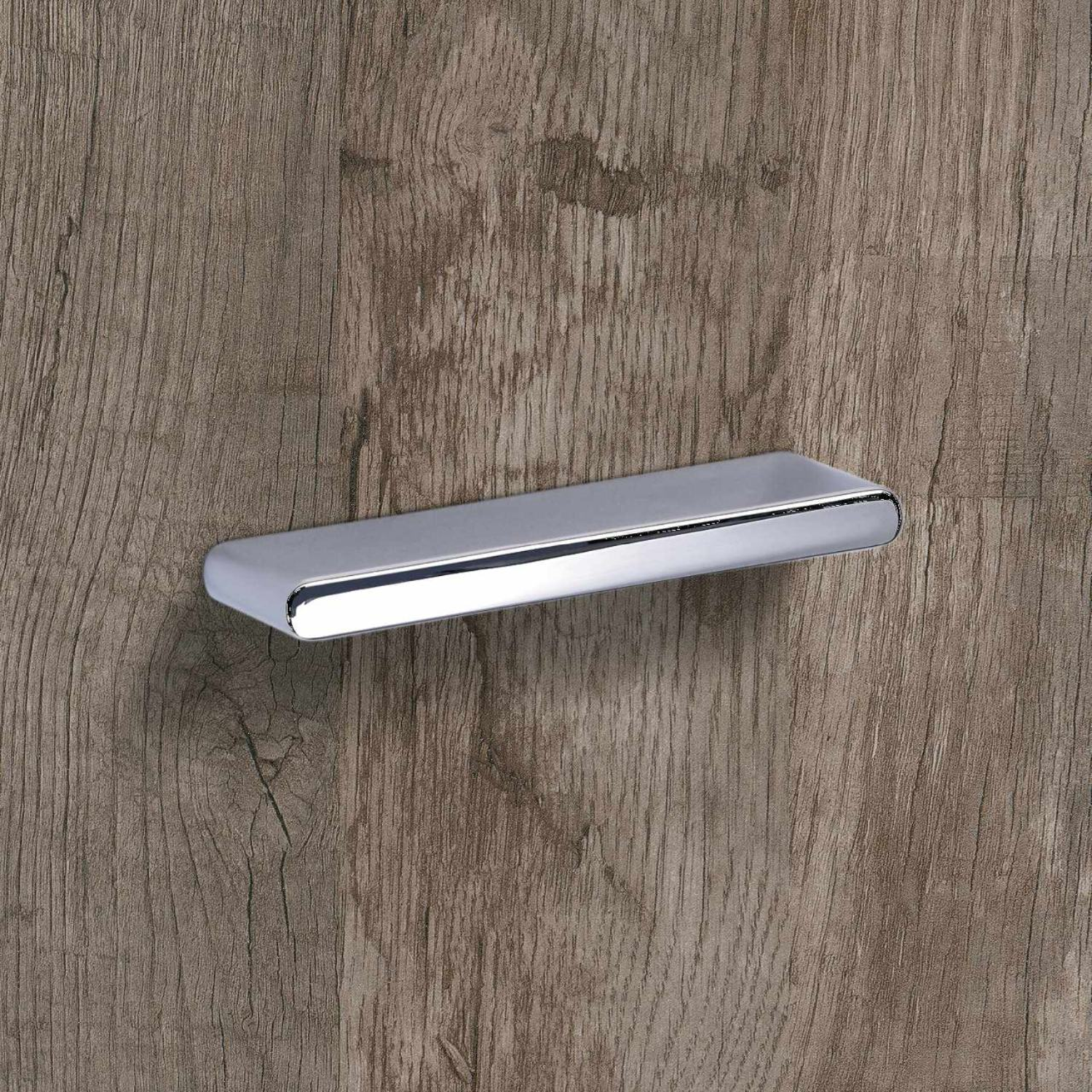 Poignée Fermo, entraxe de perçages 32 / 64 mm, L 74 mm, B 7 mm, H 27 mm, chromé brillant