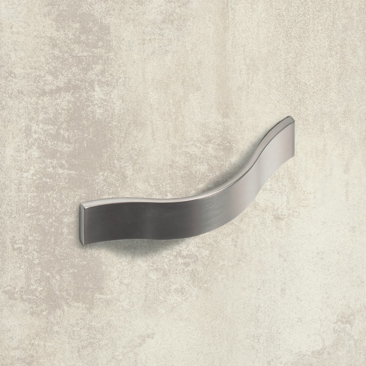 Poignée Genoa, entraxe de perçages 128, L 170 mm, B 23 mm, H 26 mm, aspect inox brossé