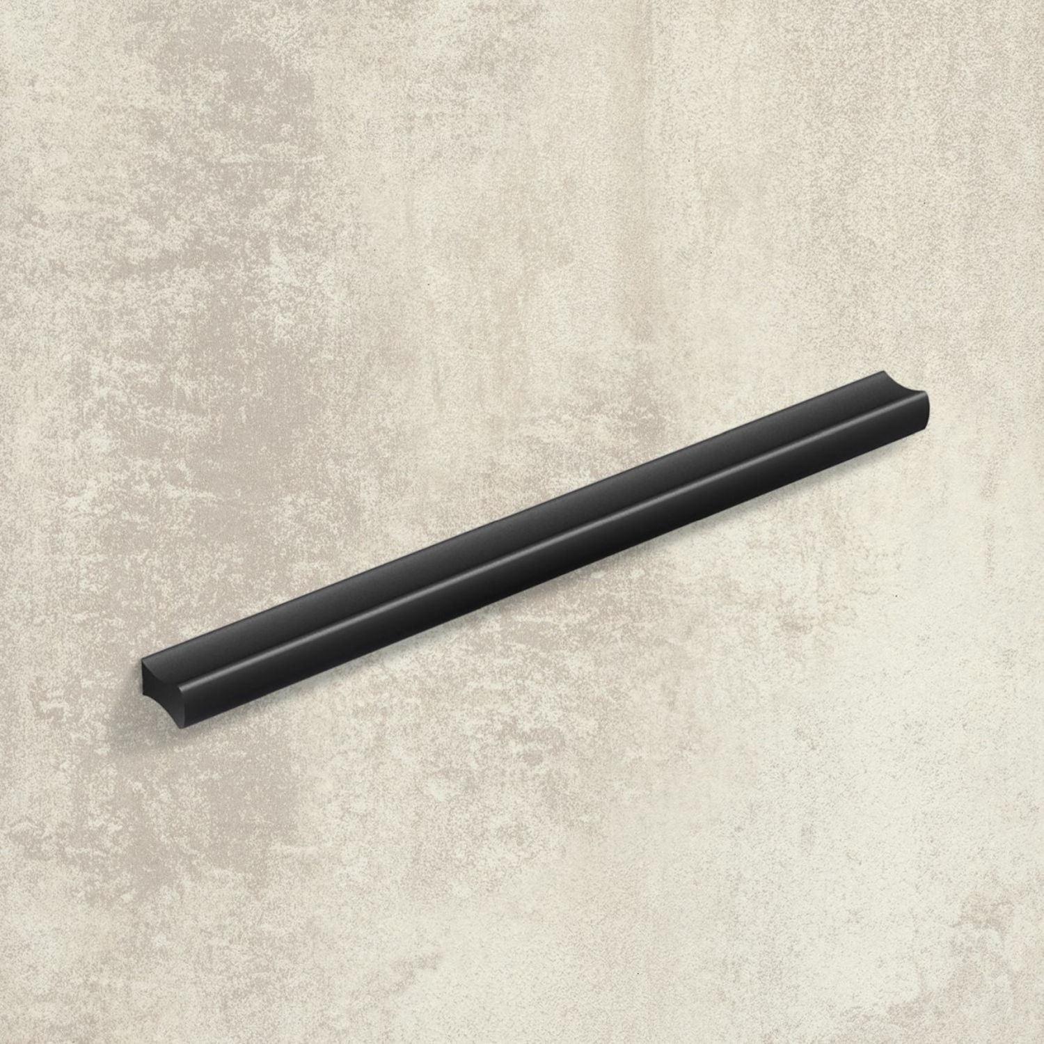 Greep Kervo, boorafstand 64, L 88 mm, B 10 mm, H 18 mm, mat zwart