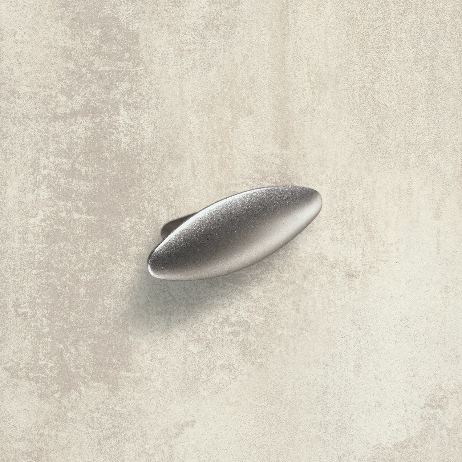 Poignée Meduno, entraxe de perçages 32, L 80 mm, B 29 mm, H 27 mm, aspect étain