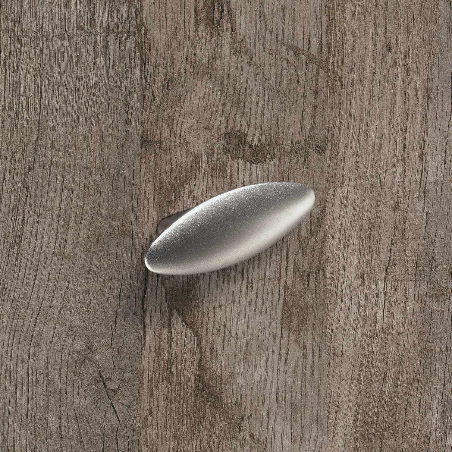 Poignée Meduno, entraxe de perçages 32, L 80 mm, B 29 mm, H 27 mm, aspect étain