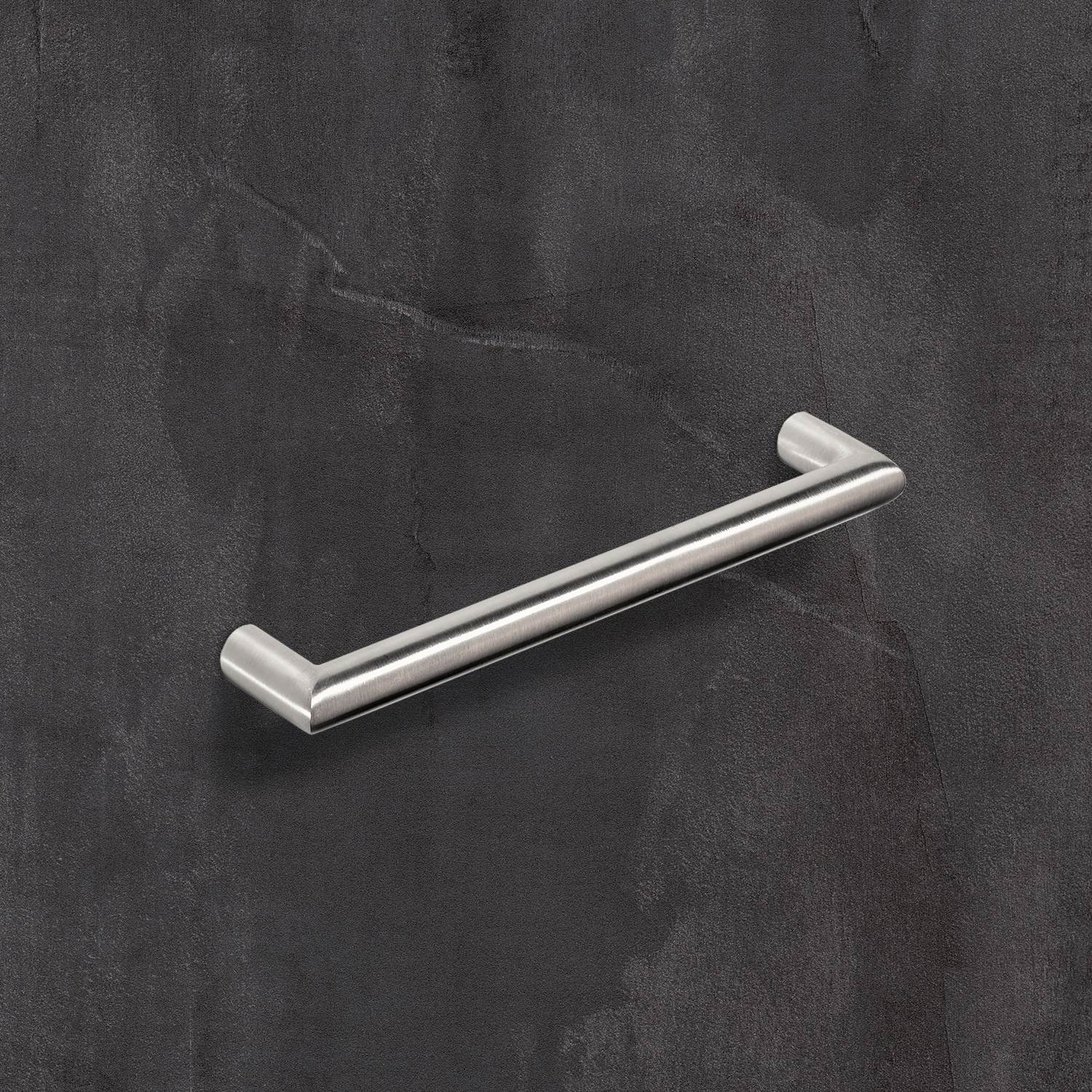 Poignée Narona, entraxe de perçages 288, L 300 mm, H 30 mm, ø 12 mm, Inox brossé
