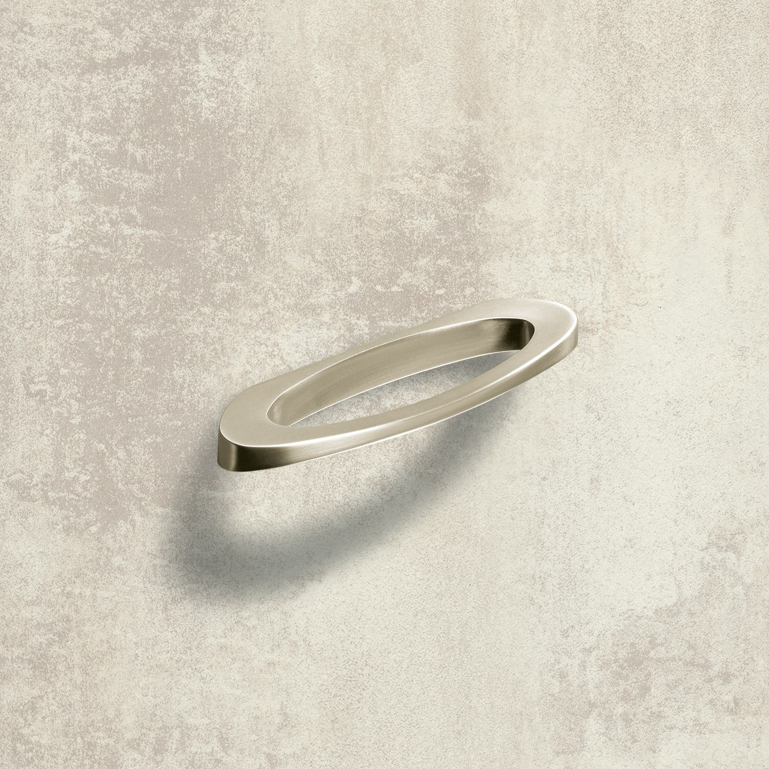 Poignée Neapolis, entraxe de perçages 96, L 148 mm, B 15 mm, H 41 mm, aspect inox brossé
