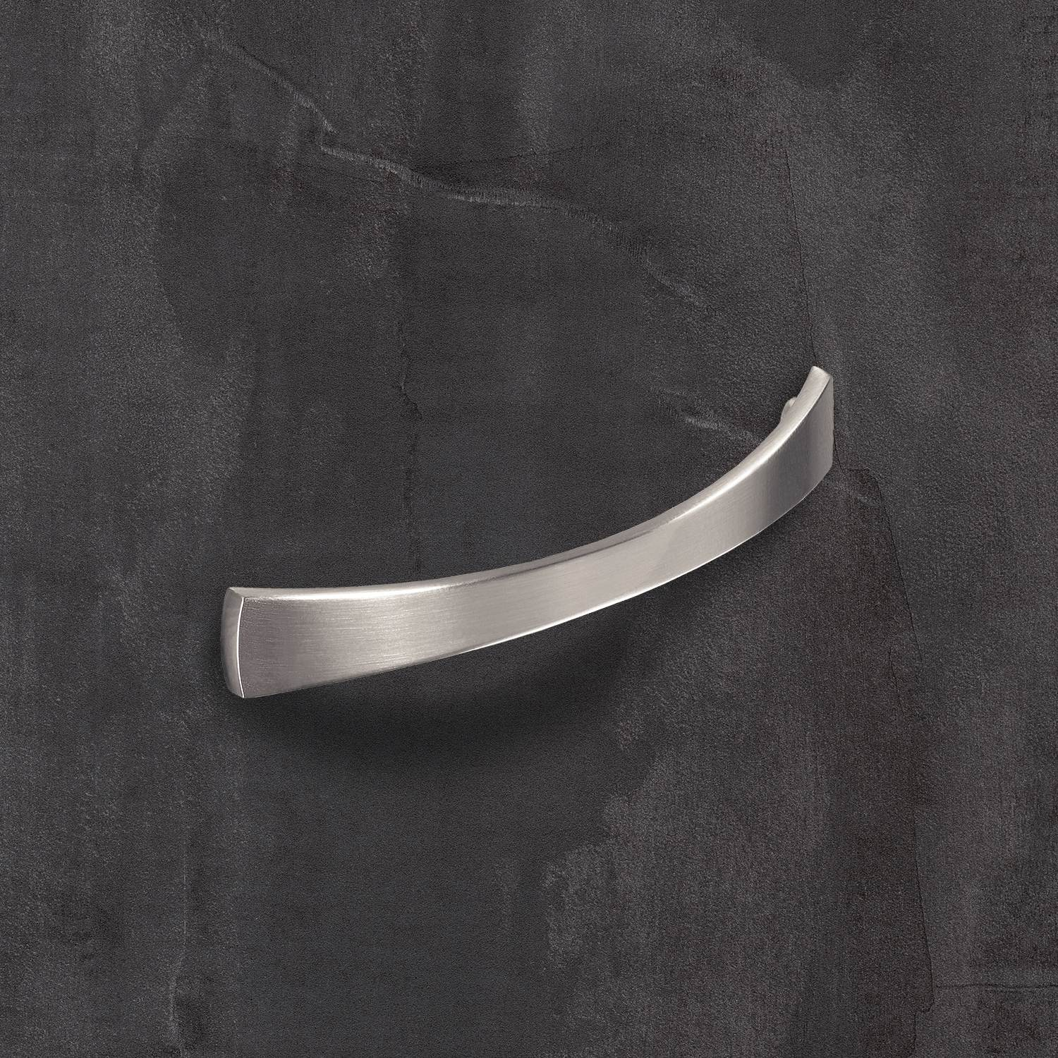 Greep Parma, boorafstand 128, L 138 mm, B 17 mm, H 25 mm, roestvrij staal finish geborsteld