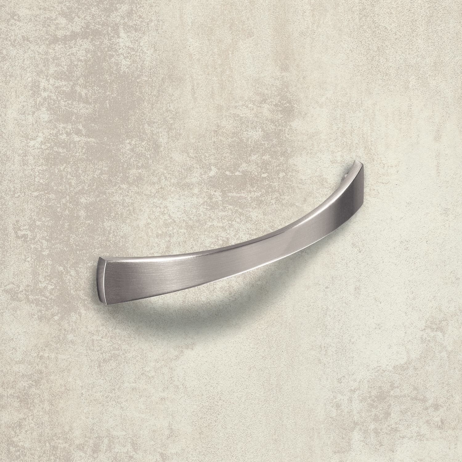 Greep Parma, boorafstand 128, L 138 mm, B 17 mm, H 25 mm, roestvrij staal finish geborsteld