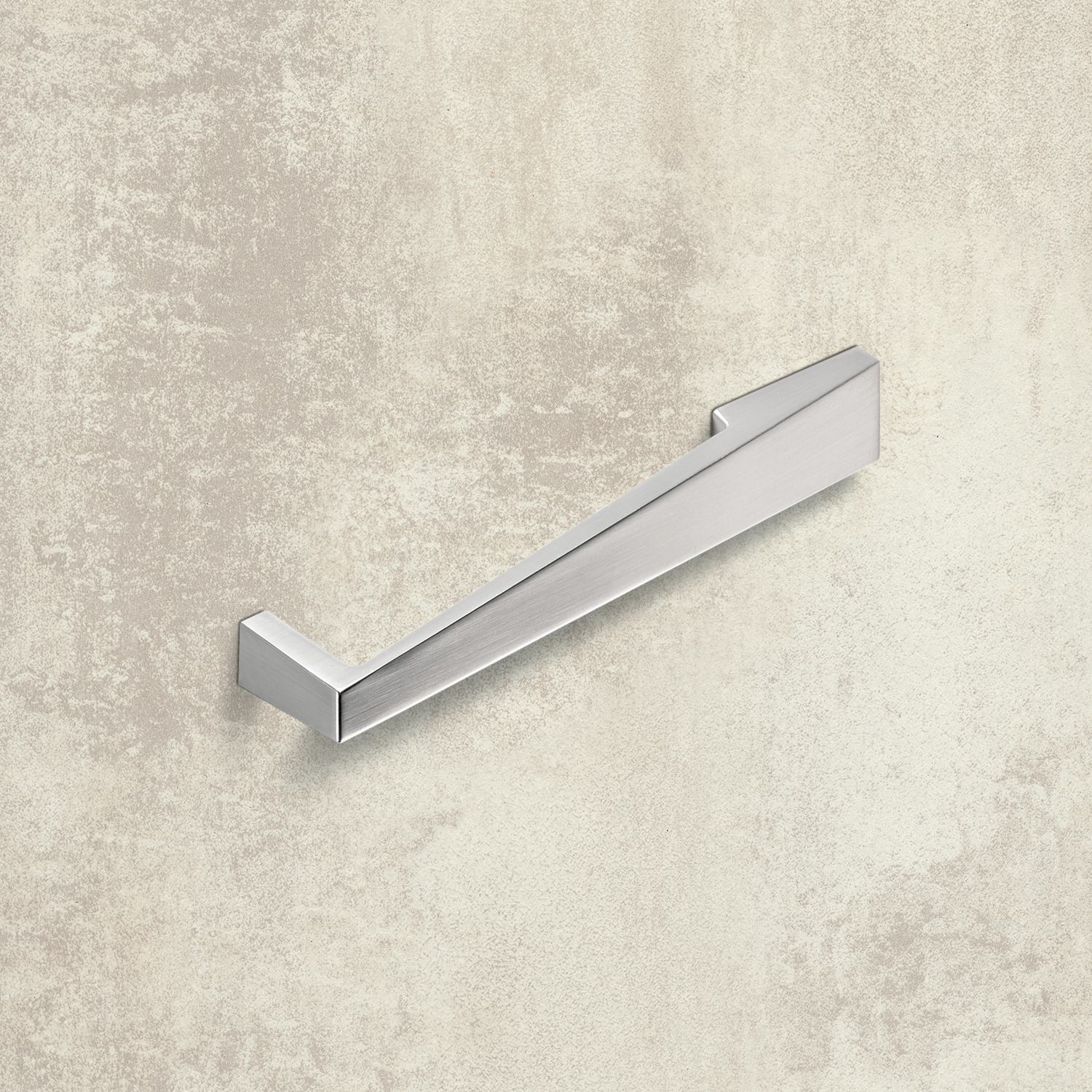 Poignée Rialto, entraxe de perçages 160, L 189 mm, B 25 mm, H 35 mm, aspect inox brossé