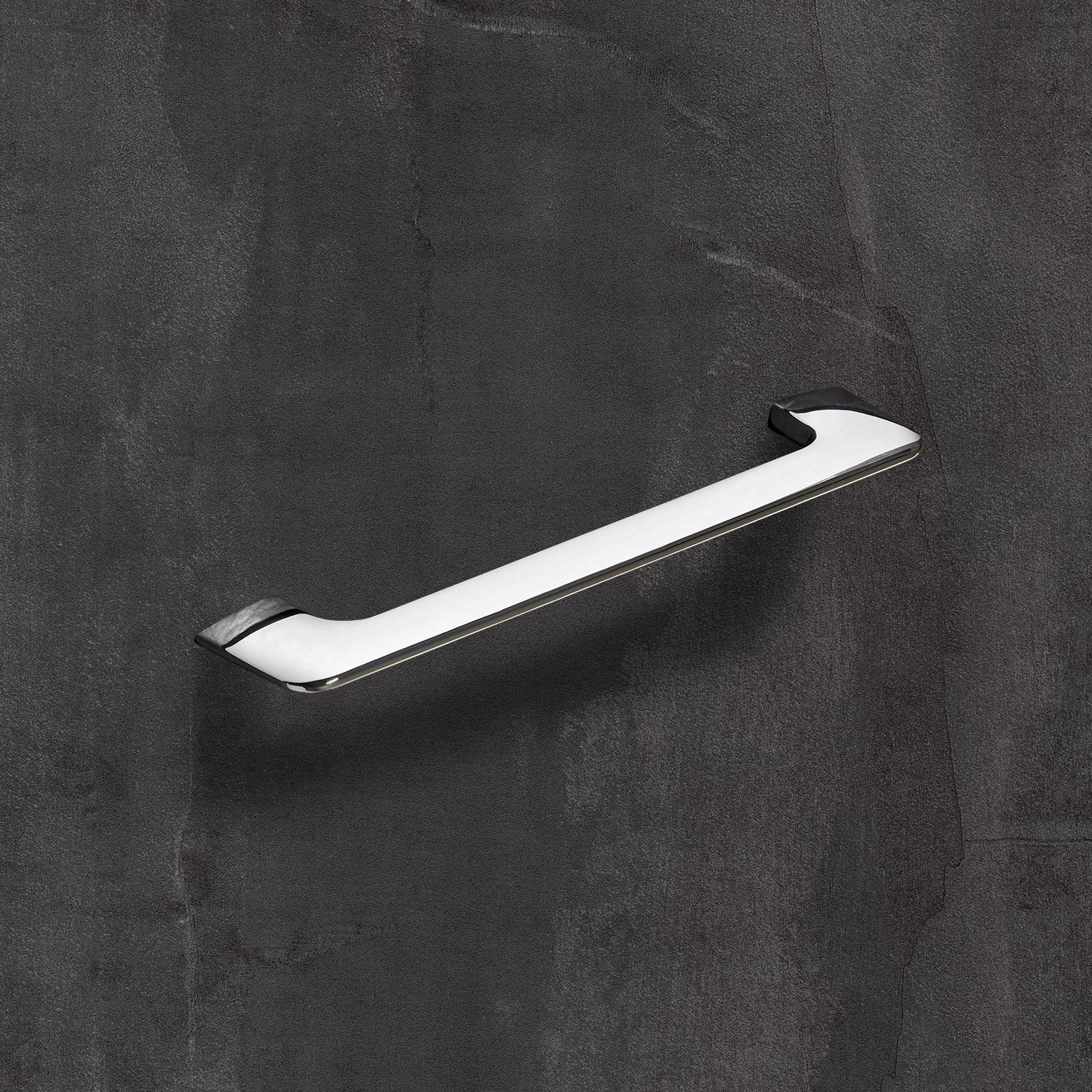 Greep Suasa, boorafstand 160, L 202 mm, B 8 mm, H 38 mm, glans verchroomd