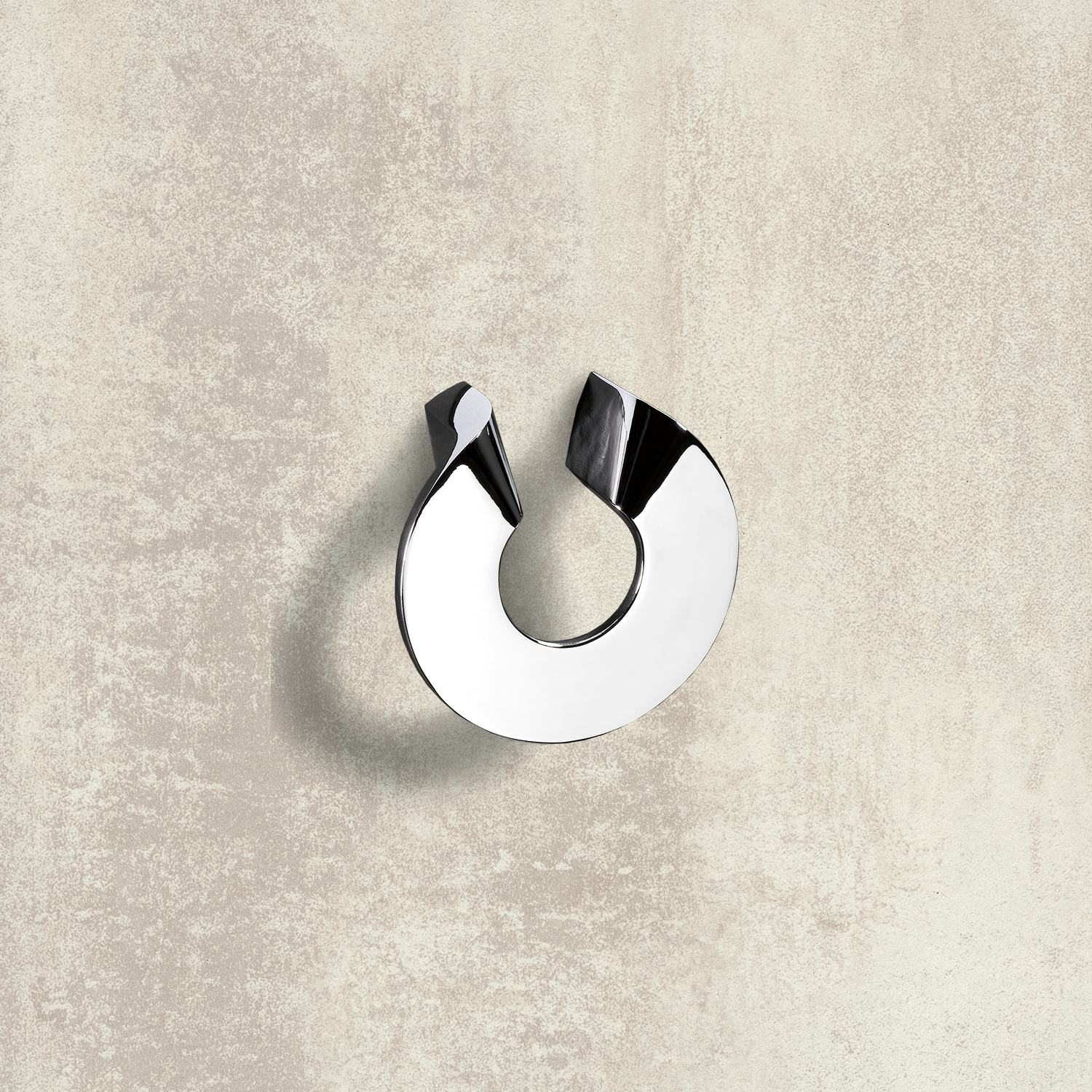 Poignée Tolfo, entraxe de perçages 32, L 76 mm, B 76 mm, H 26 mm, chromé brillant
