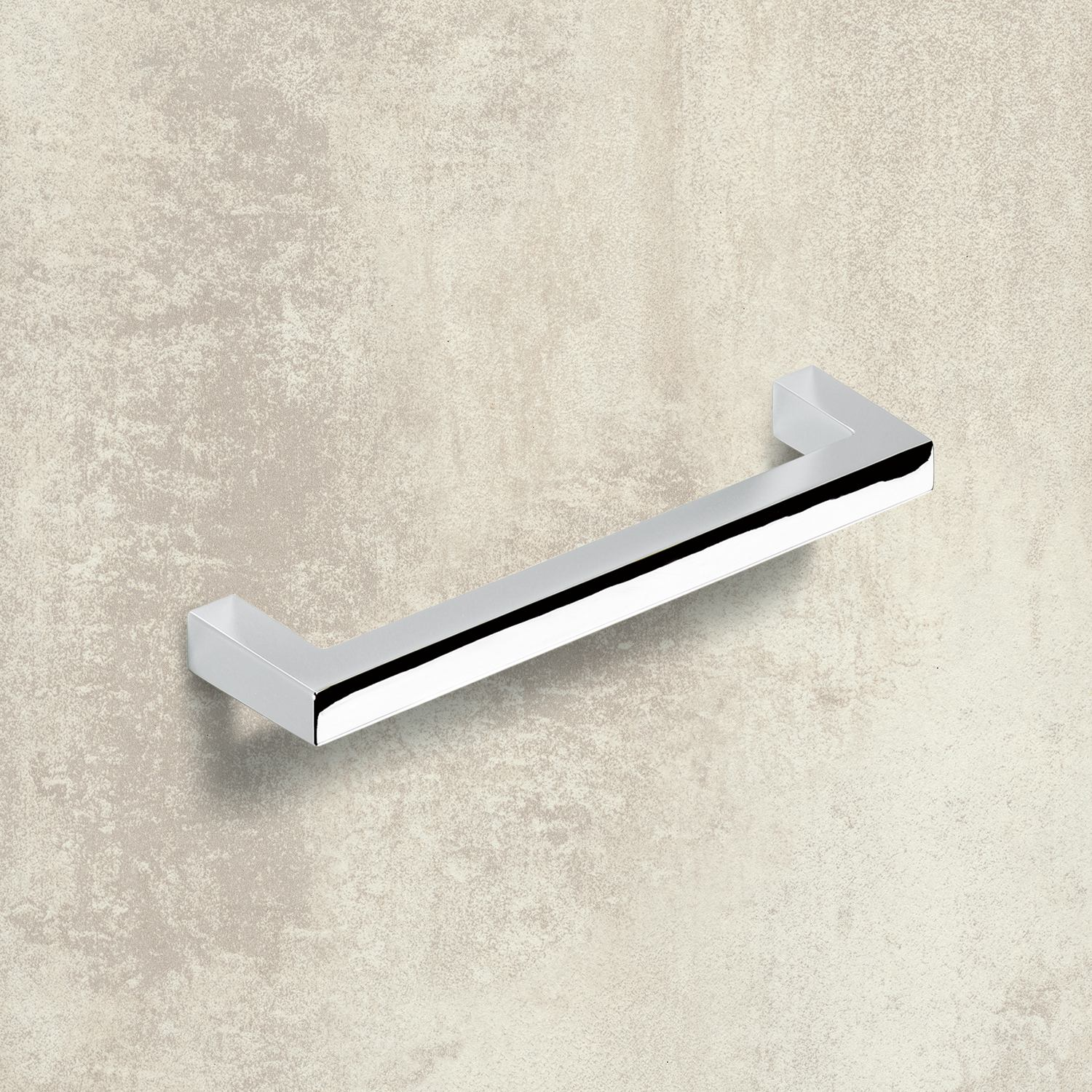 Greep Tornea, boorafstand 192, L 202 mm, B 10 mm, H 32 mm, glans verchroomd