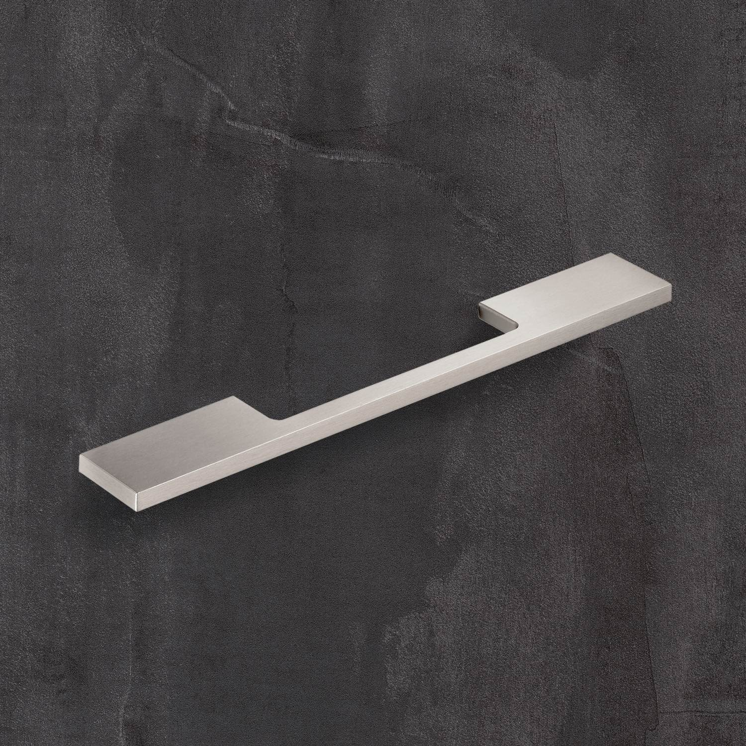 Greep Velitra, boorafstand 260 / 320 mm, L 372 mm, B 7 mm, H 34 mm, roestvrij staal finish geborsteld