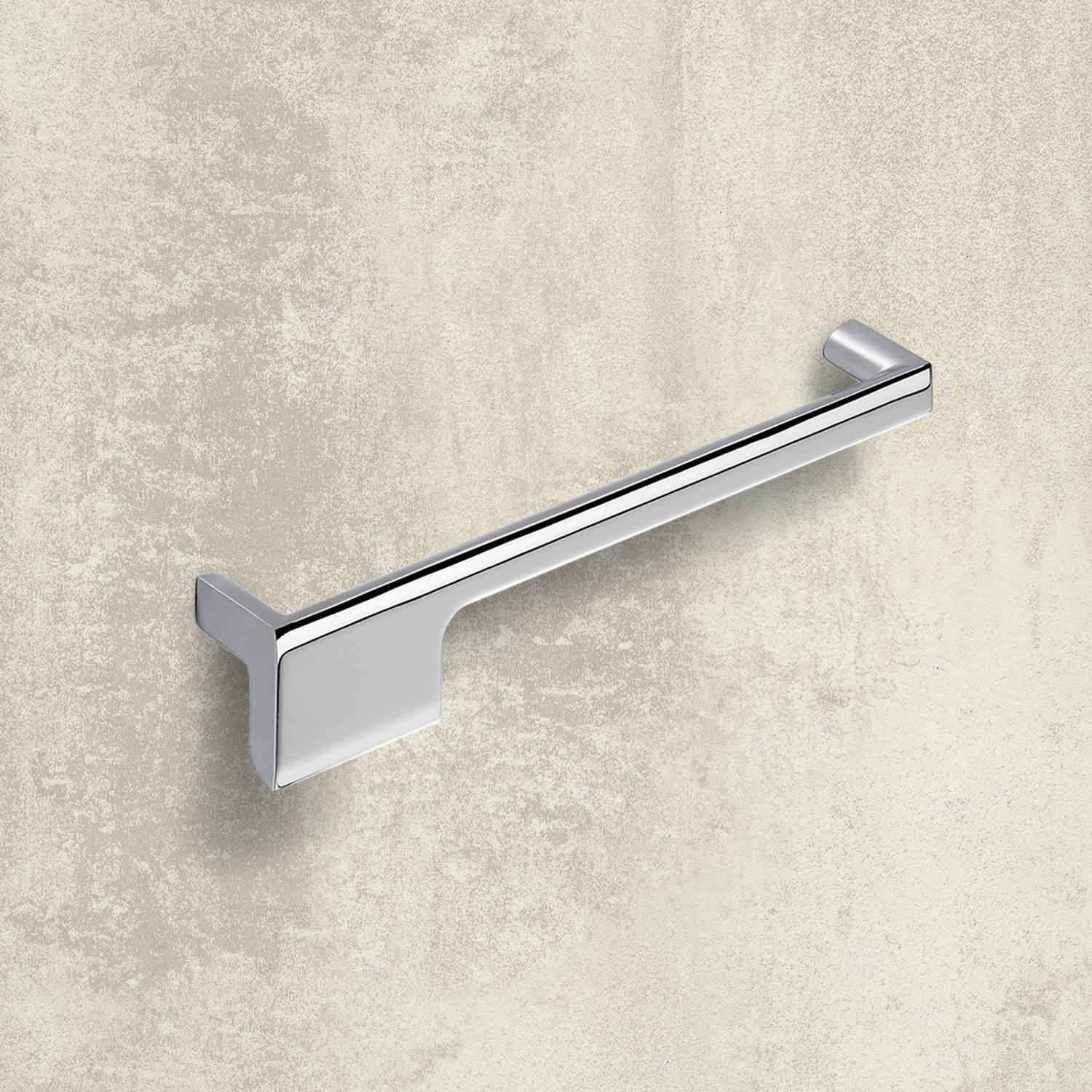 Poignée Zenga à droite, entraxe de perçages 192, L 201 mm, B 36 mm, H 30 mm, chromé brillant
