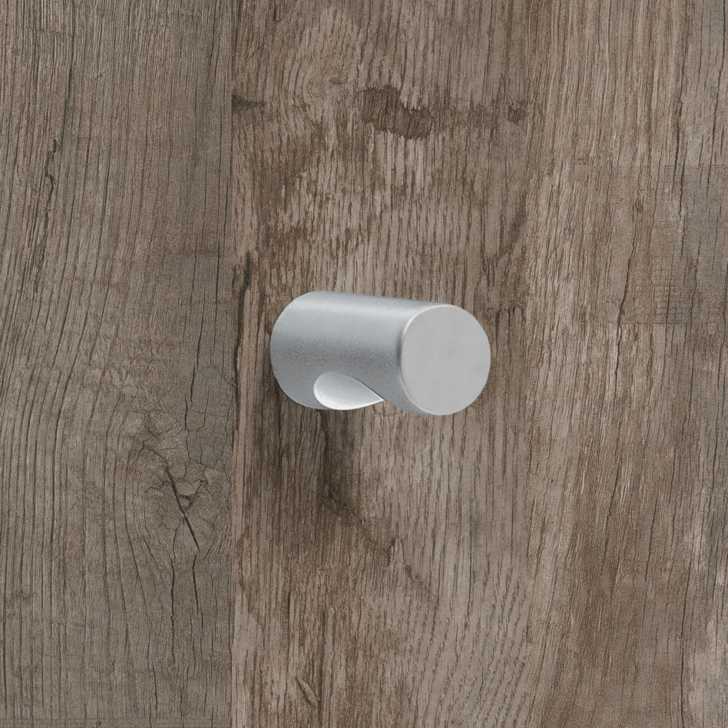 Knop Almus, H 23 mm, ø 12 mm, Mat verchroomd