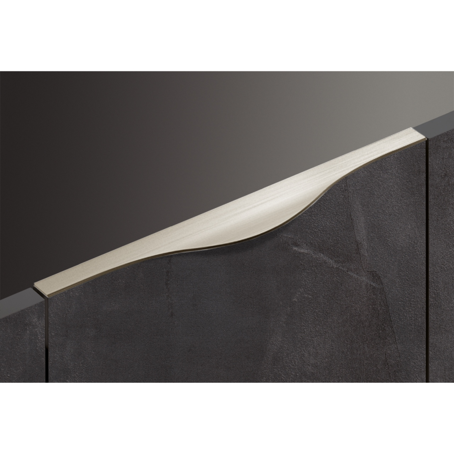 Greeplijst Codania, L 395 mm, roestvrij staal finish geborsteld