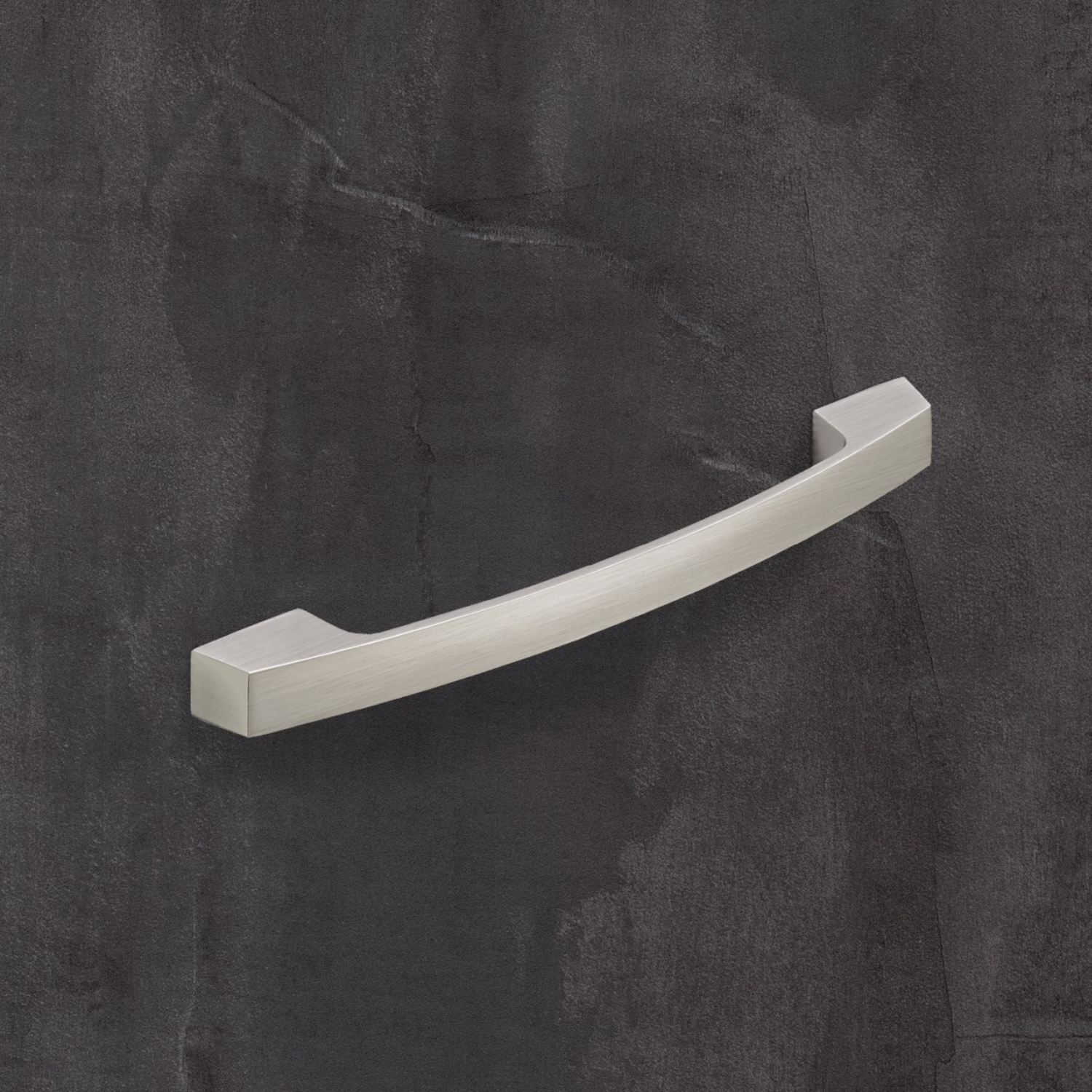 Poignée Fectio, entraxe de perçages 160, L 210 mm, B 15 mm, H 29 mm, aspect inox brossé