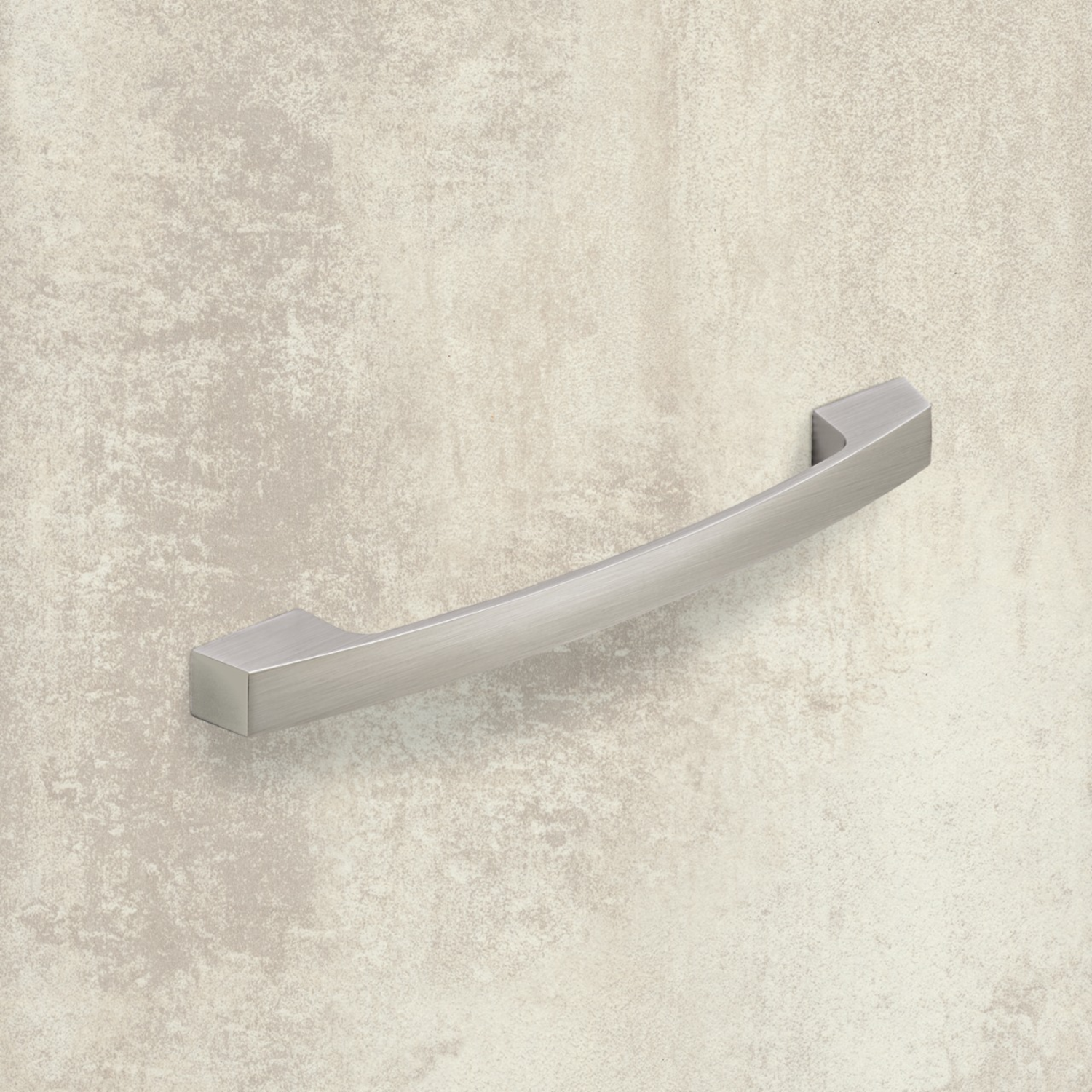 Poignée Fectio, entraxe de perçages 160, L 210 mm, B 15 mm, H 29 mm, aspect inox brossé