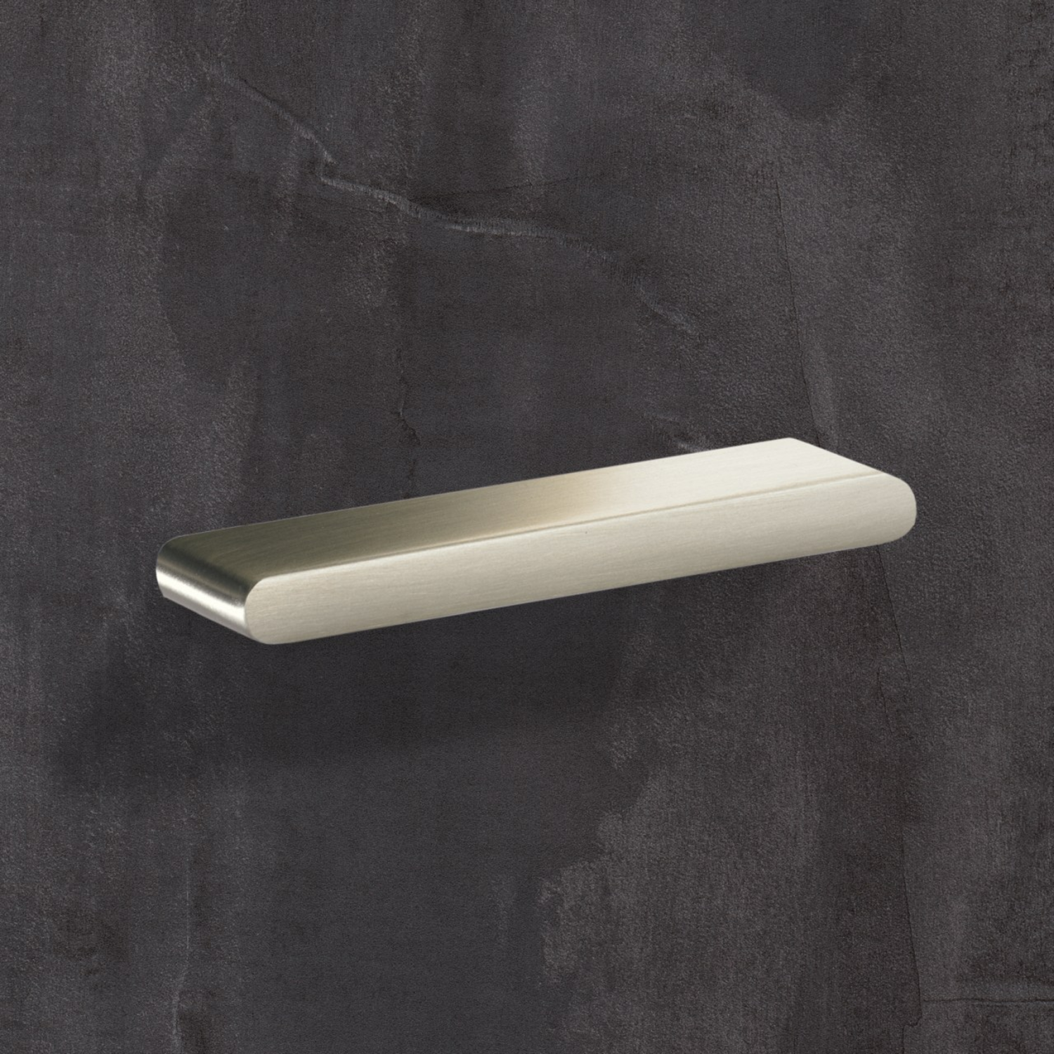 Poignée Fermo, entraxe de perçages 32 / 64 mm, L 74 mm, B 7 mm, H 27 mm, aspect inox brossé