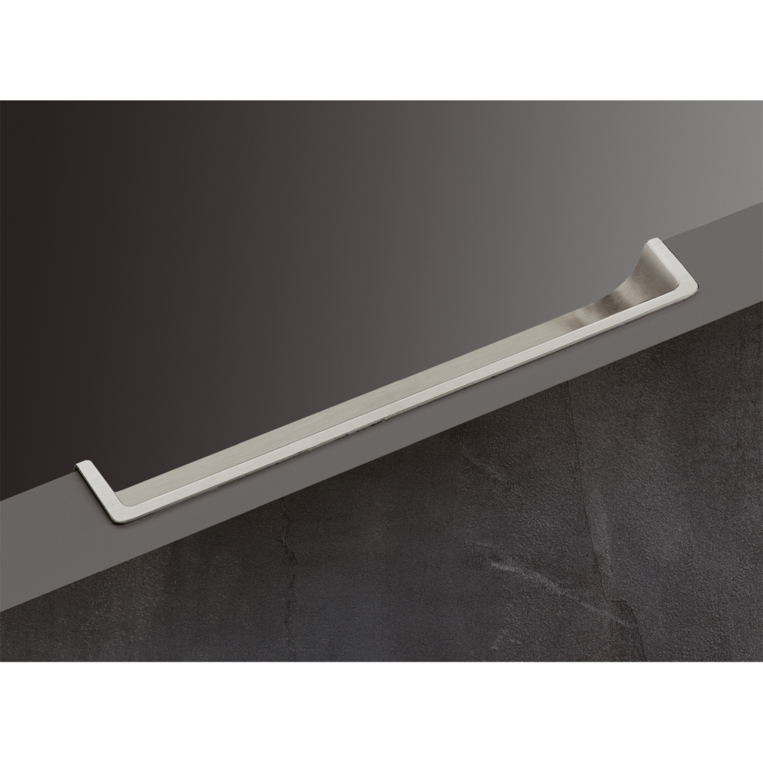 greep om in te laten Genzone, L 134 mm, B 16 mm, H 16 mm, roestvrij staal finish geborsteld