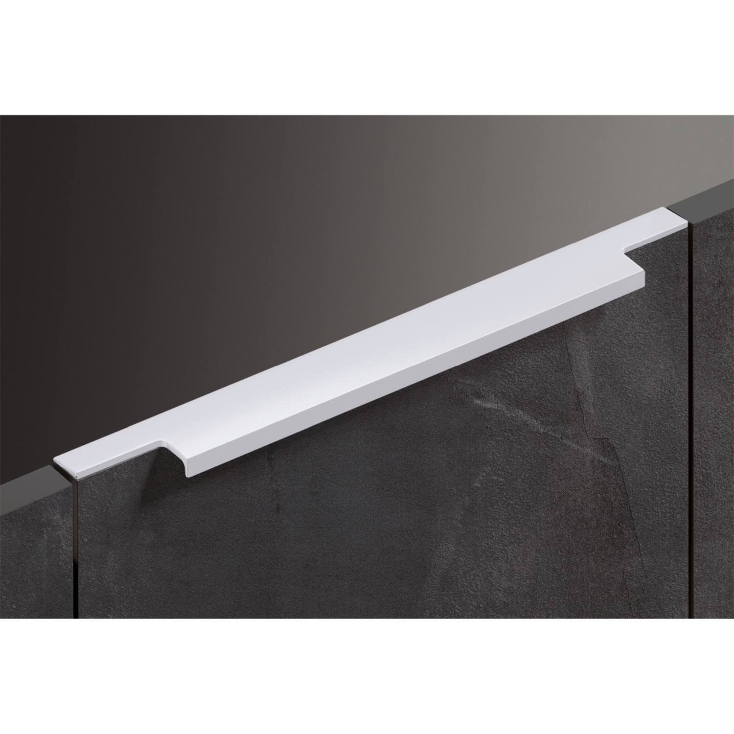 Greeplijst Lamezia, L 445 mm, B 39 mm, Aluminium geëloxeerd