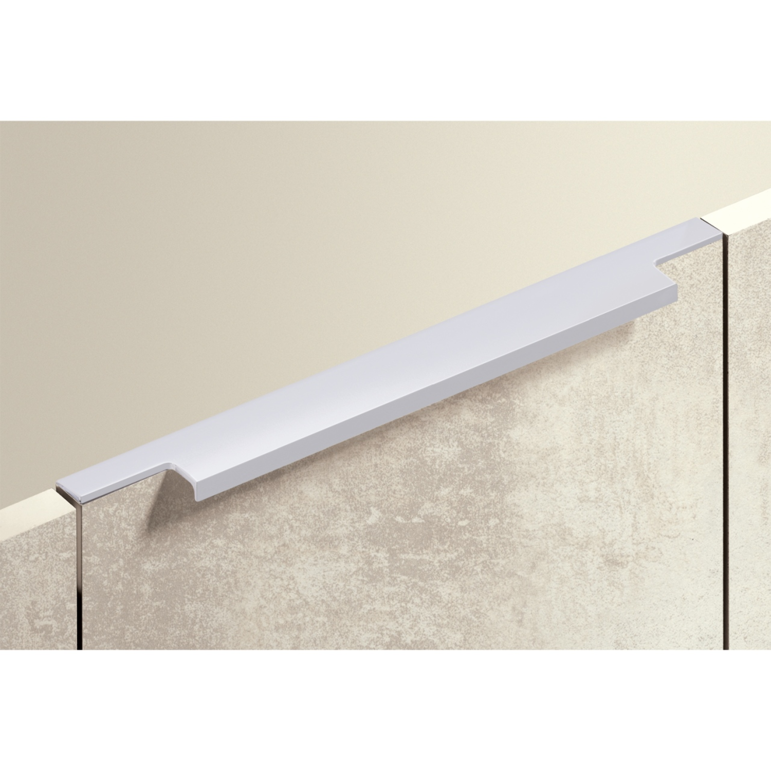 Greeplijst Lamezia, L 445 mm, B 39 mm, Aluminium geëloxeerd