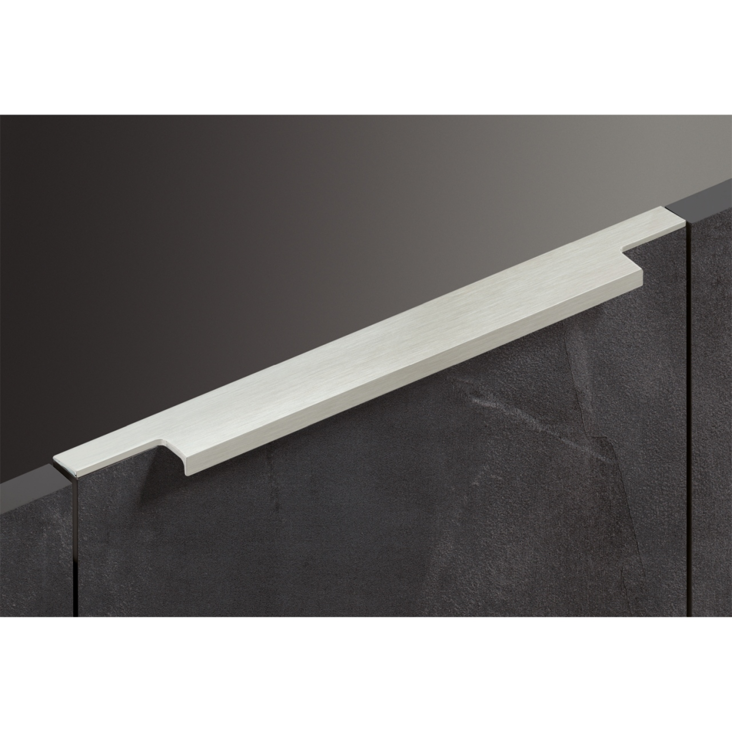 Poignée profil Lamezia, L 295 mm, B 39 mm, aspect inox brossé