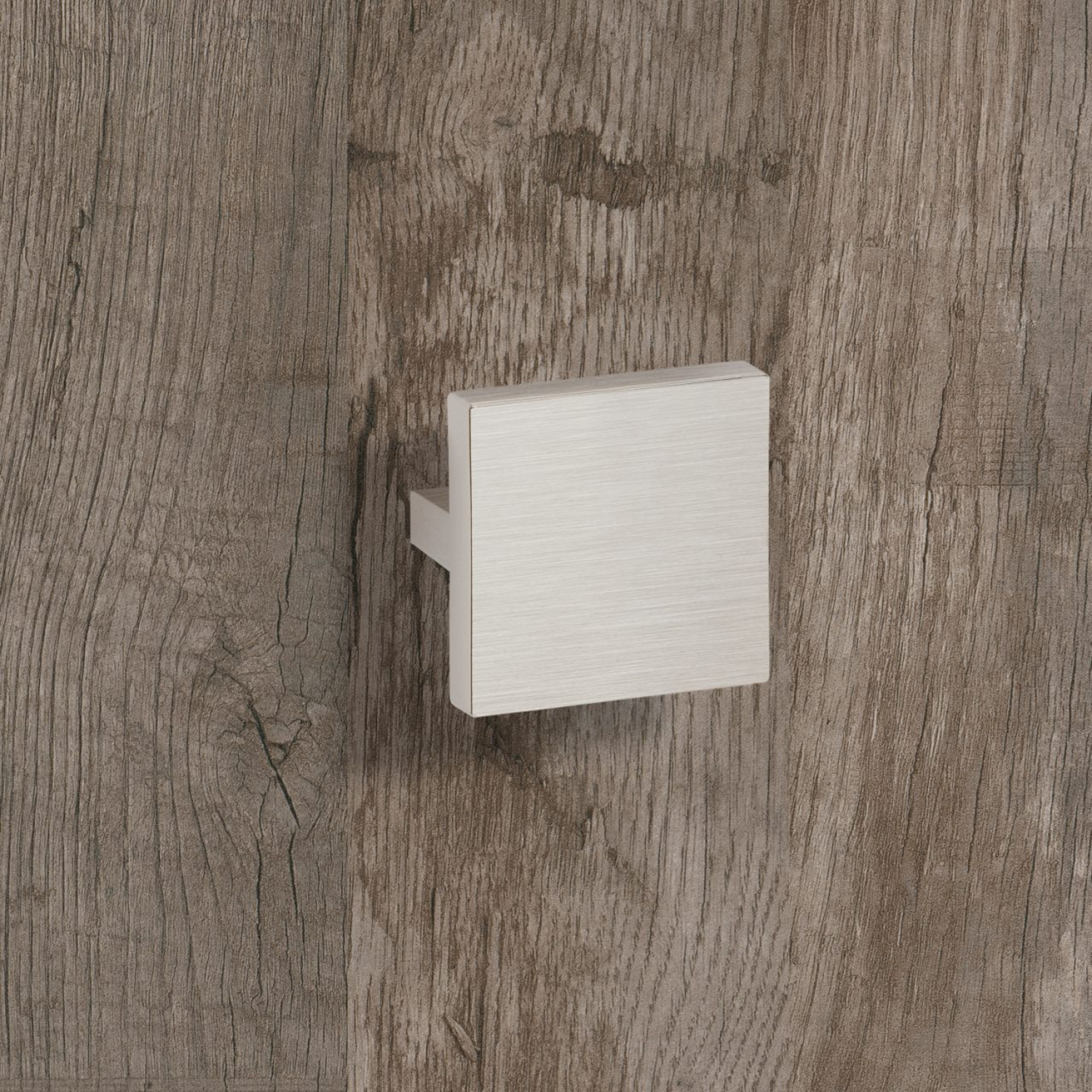Greep Messana, boorafstand 32, L 42 mm, B 42 mm, H 25 mm, roestvrij staal finish geborsteld