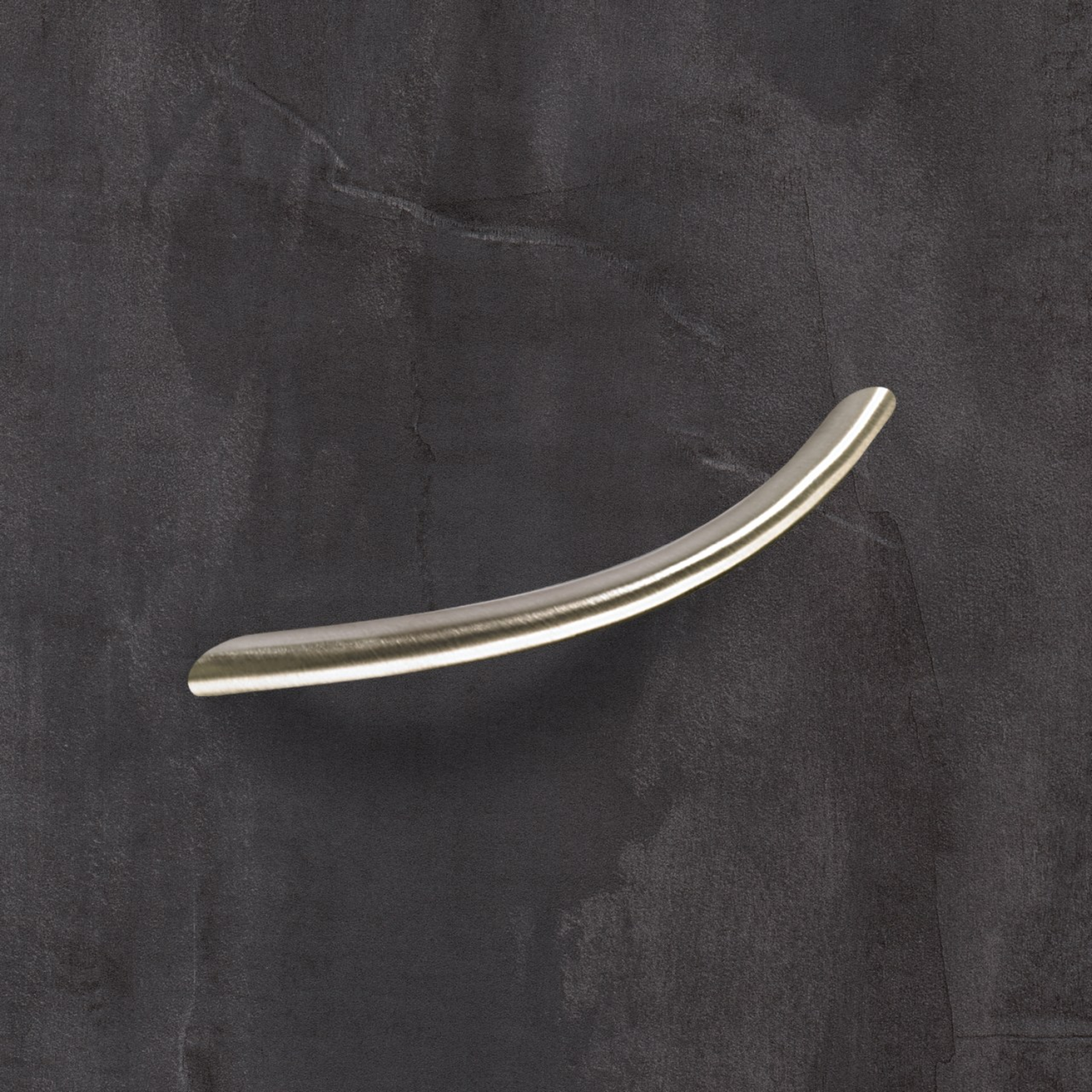 Poignée Nicia, entraxe de perçages 224, L 258 mm, H 32 mm, ø 10 mm, aspect inox brossé