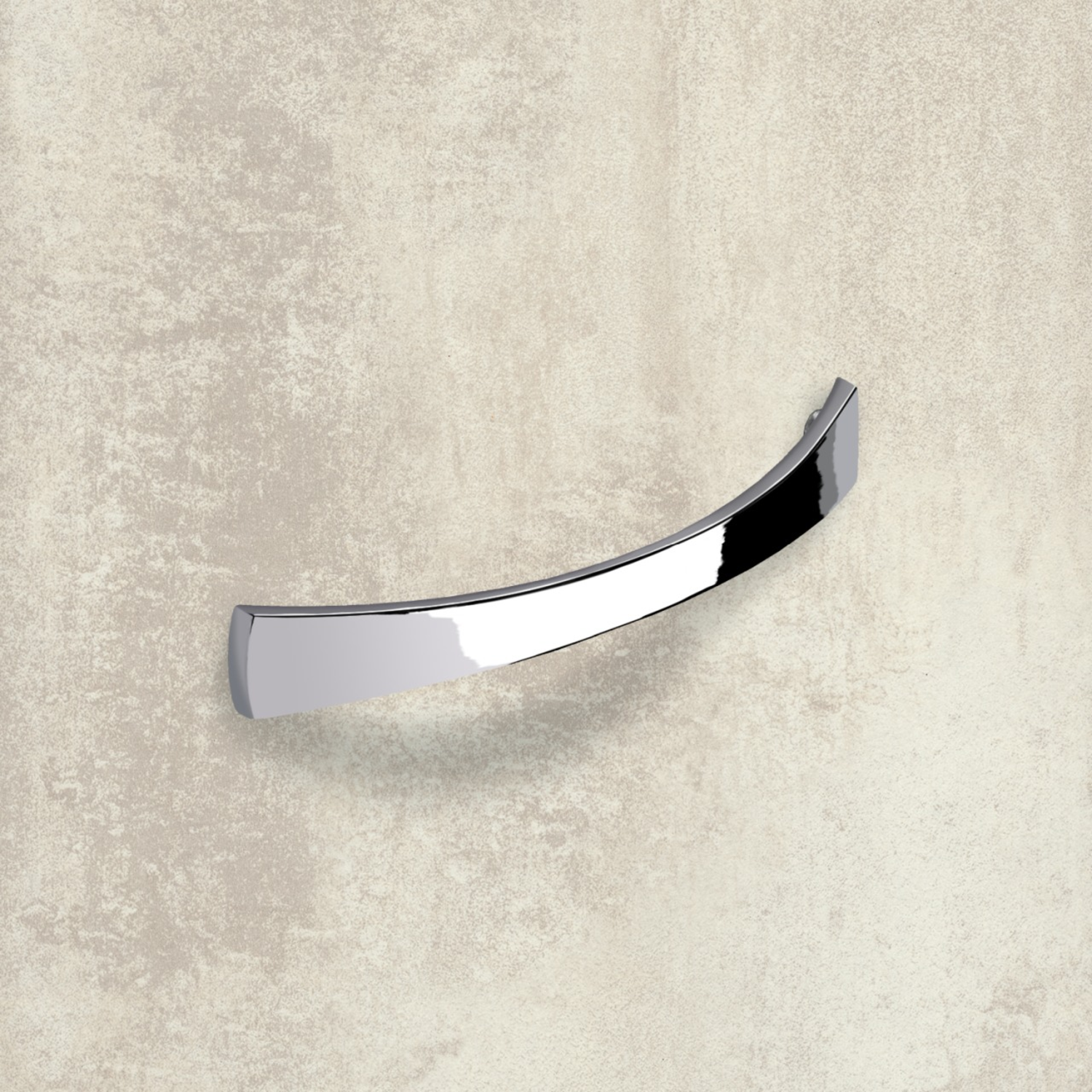 Poignée Parma, entraxe de perçages 128, L 138 mm, B 17 mm, H 25 mm, chromé brillant