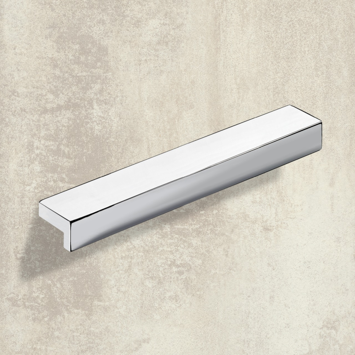 Greep Rovigo, boorafstand 224, L 239 mm, B 16 mm, H 25 mm, glans verchroomd