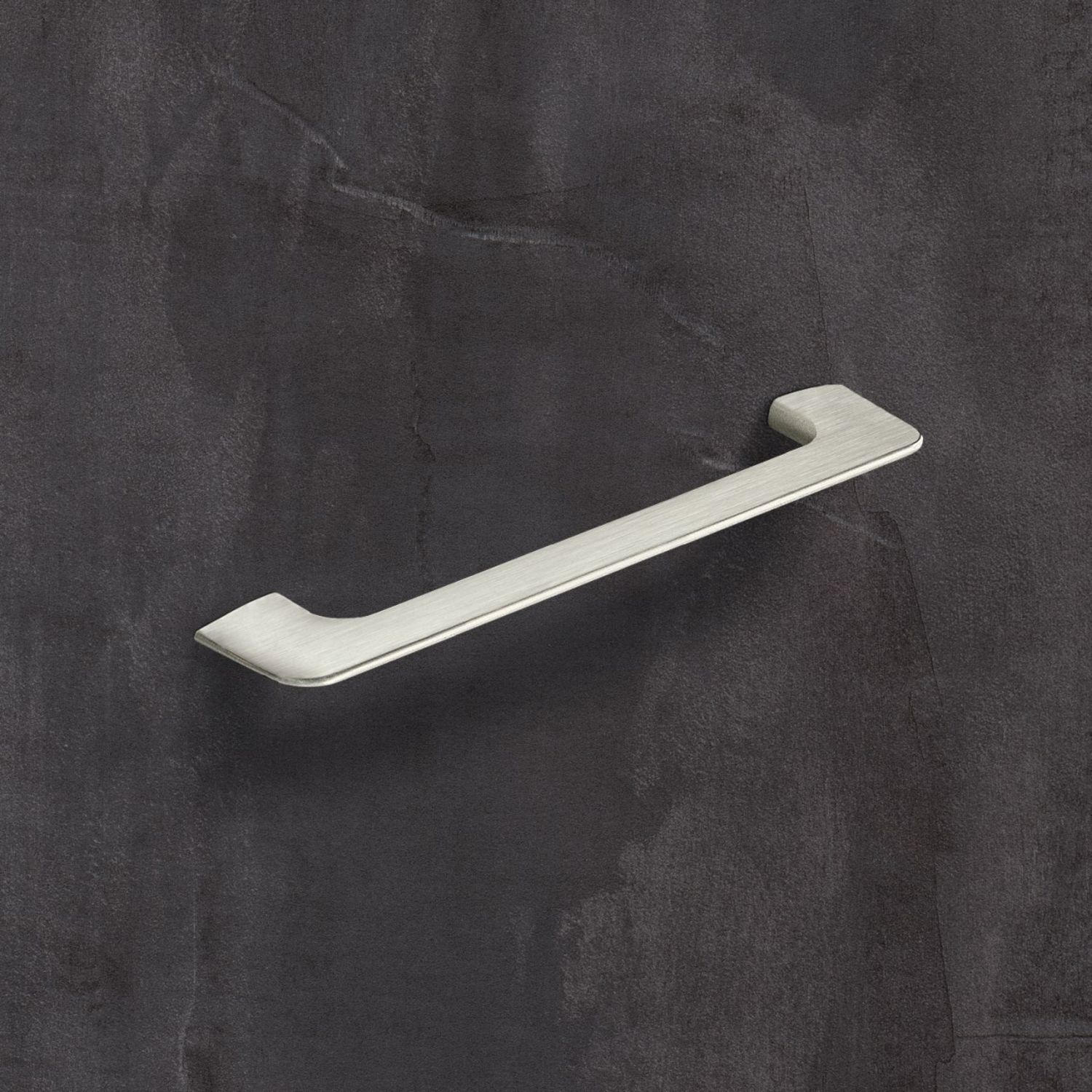 Greep Suasa, boorafstand 160, L 202 mm, B 8 mm, H 38 mm, roestvrij staal finish geborsteld