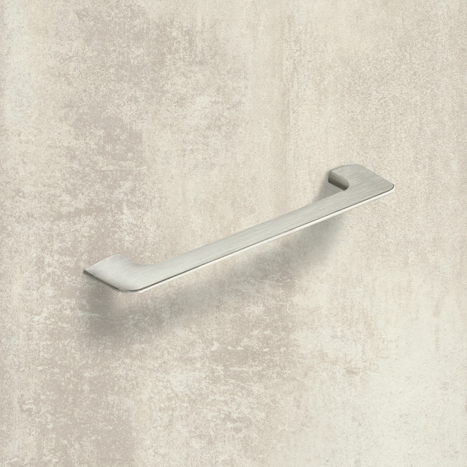 Greep Suasa, boorafstand 160, L 202 mm, B 8 mm, H 38 mm, roestvrij staal finish geborsteld