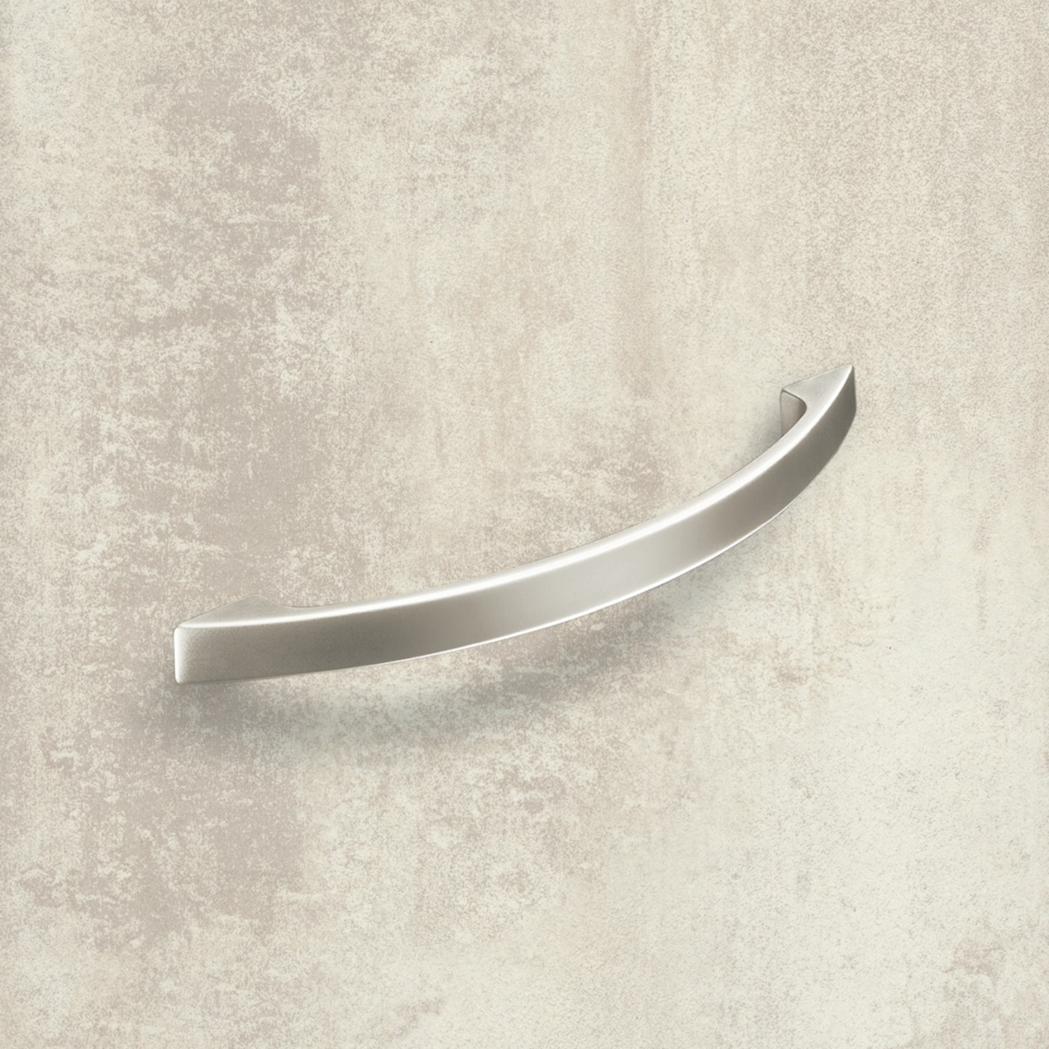 Poignée Tolosa, entraxe de perçages 128, L 157 mm, B 10 mm, H 28 mm, Nickelé mat