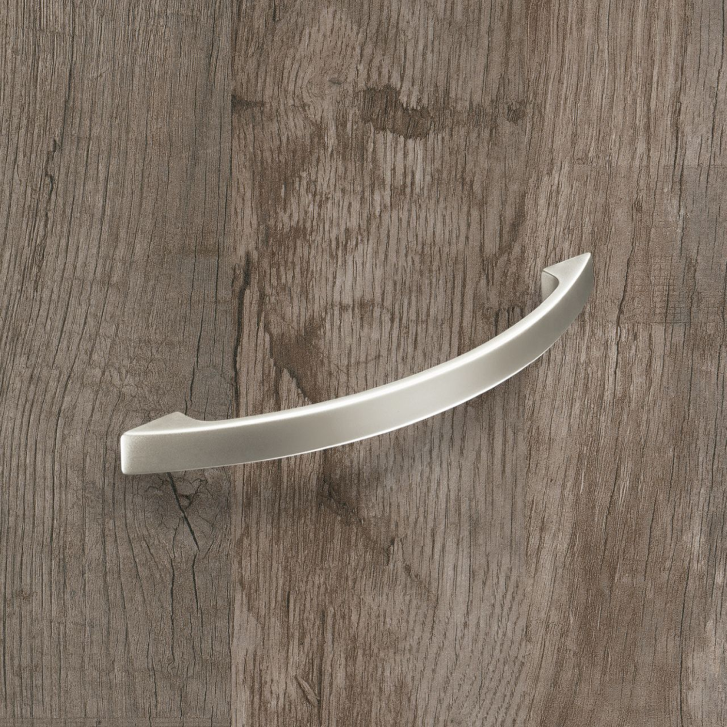 Poignée Tolosa, entraxe de perçages 128, L 157 mm, B 10 mm, H 28 mm, Nickelé mat