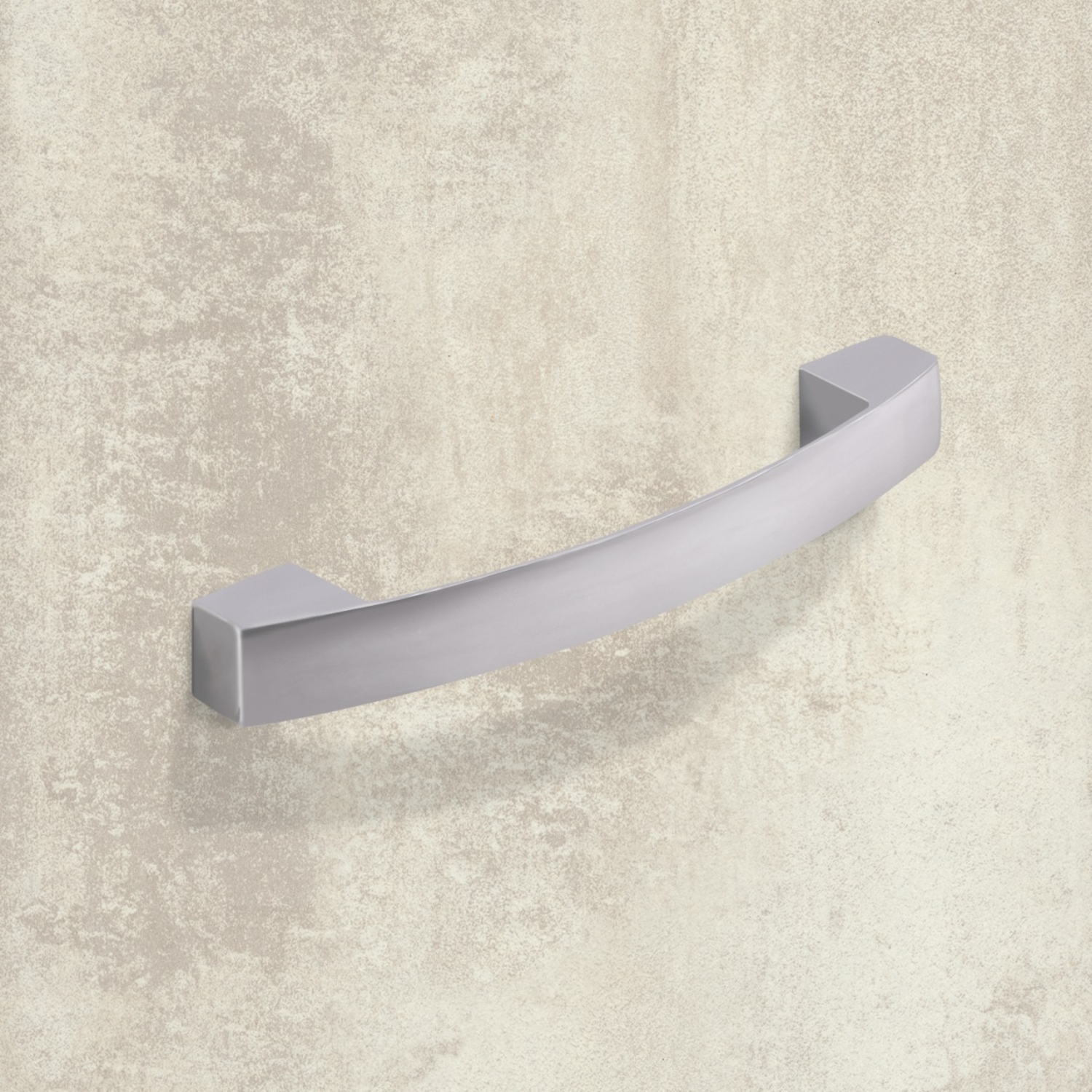 Poignée Vantania, entraxe de perçages 128, L 144 mm, B 14 mm, H 27 mm, Chromé mat