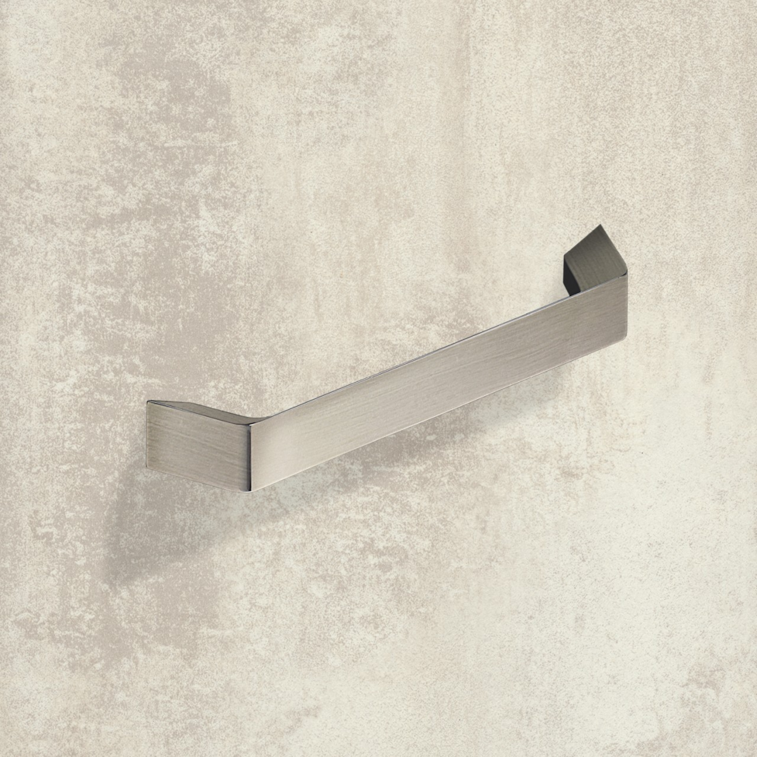 Poignée Veronia, entraxe de perçages 128, L 144 mm, B 14 mm, H 30 mm, aspect inox brossé