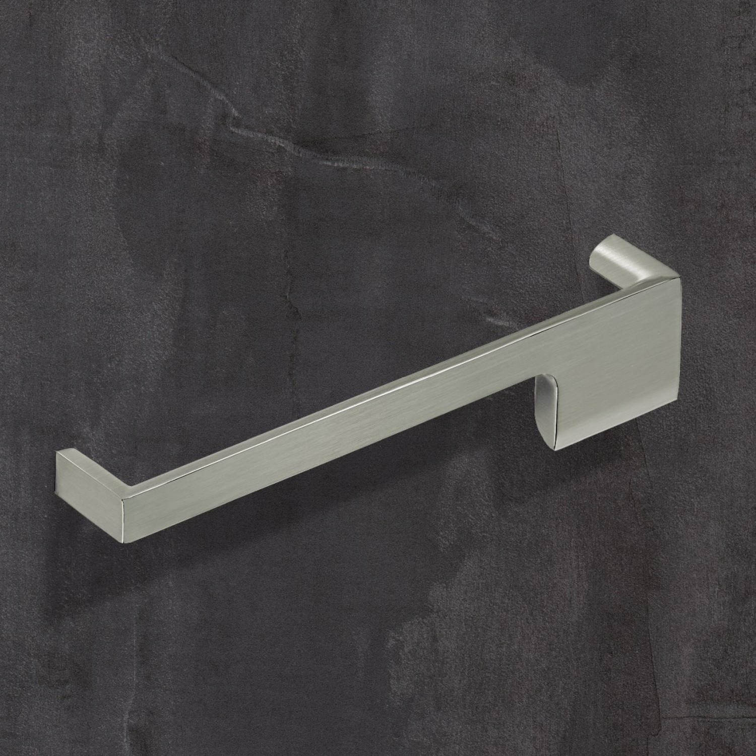 Poignée Zenga à gauche, entraxe de perçages 192, L 201 mm, B 36 mm, H 30 mm, aspect inox brossé