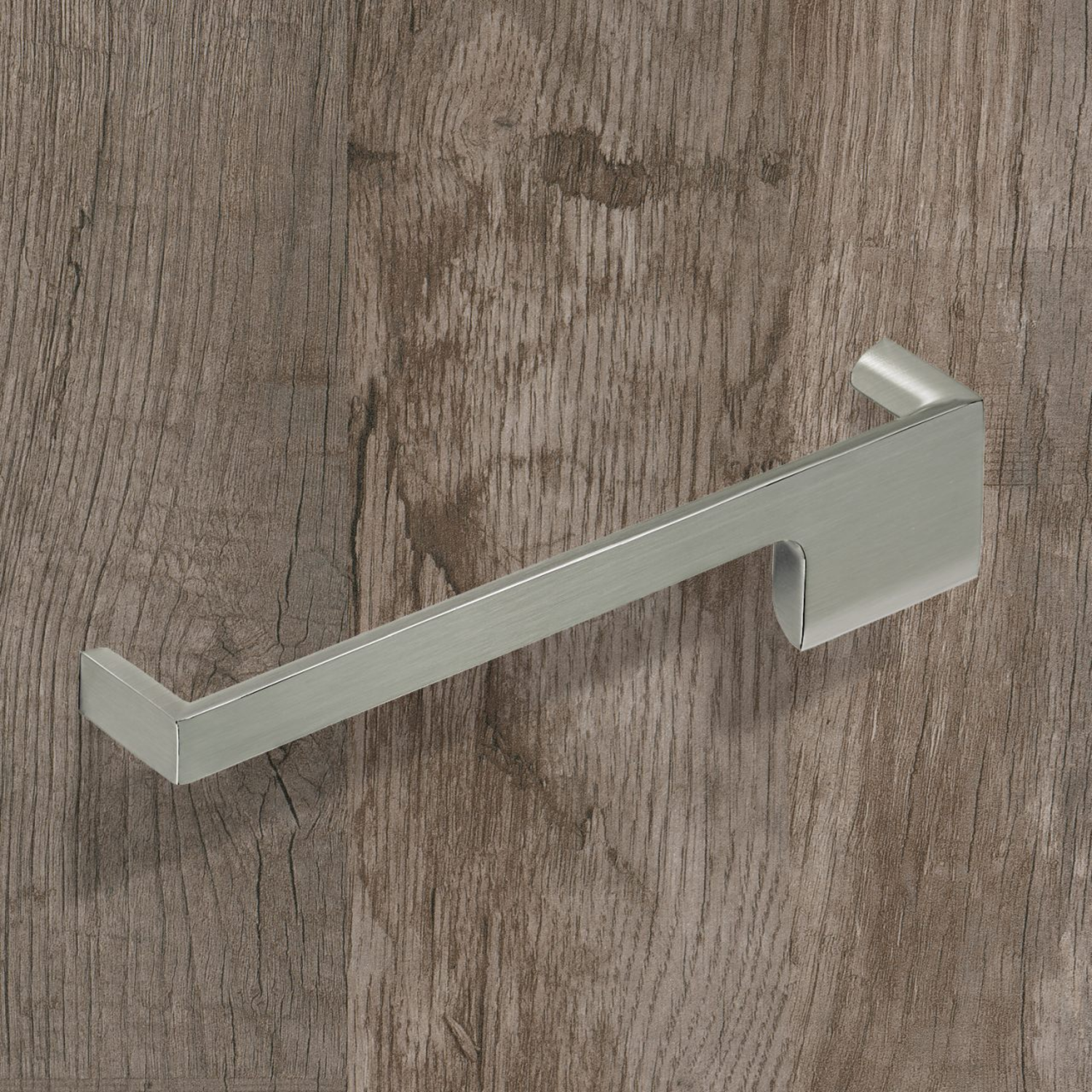 Poignée Zenga à gauche, entraxe de perçages 192, L 201 mm, B 36 mm, H 30 mm, aspect inox brossé