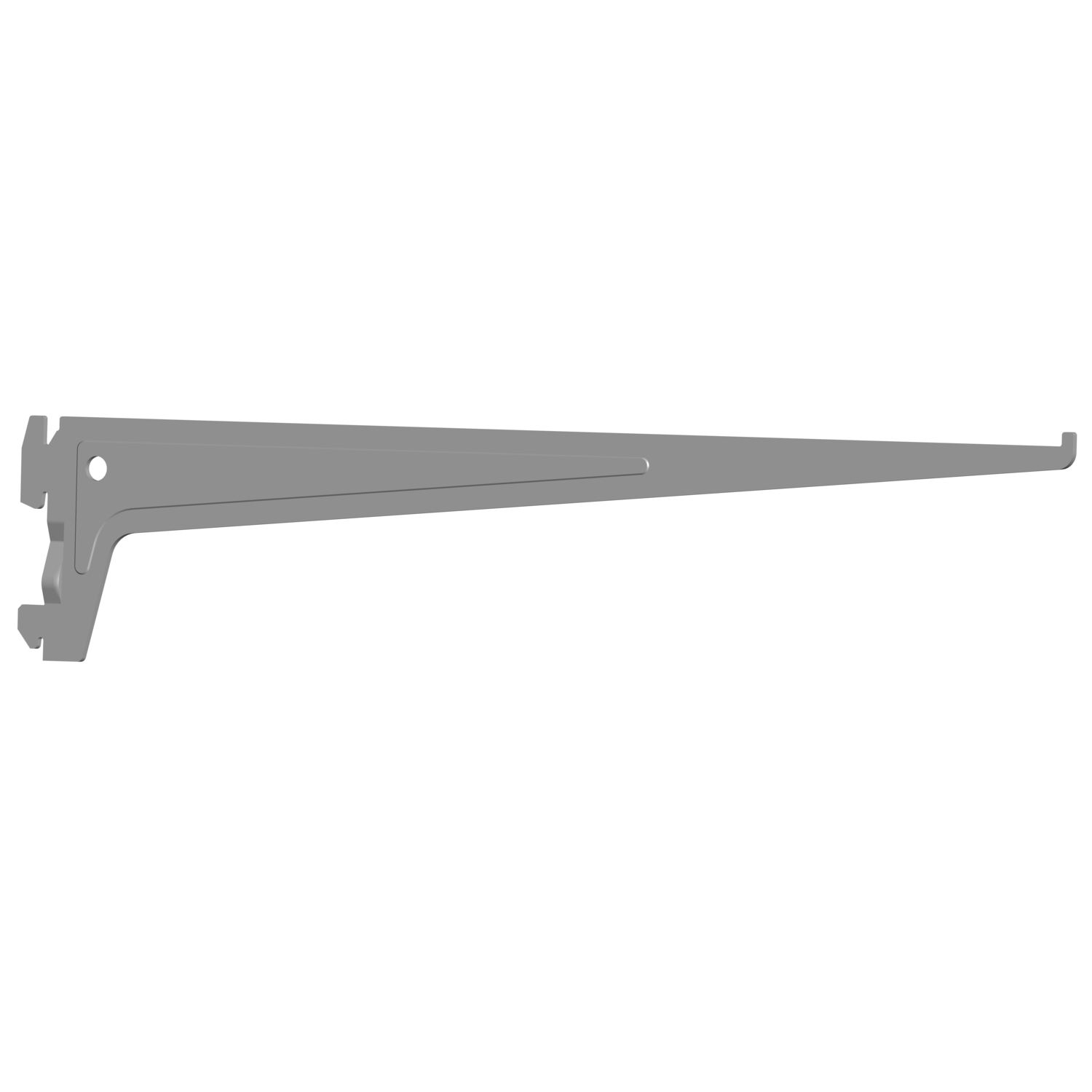 Support simple element gris 400mm 