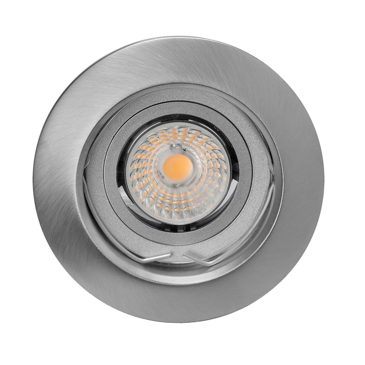 Led inbouwspot RVS-look ReFlex led5 5W/230V 3000K3 38°380lm