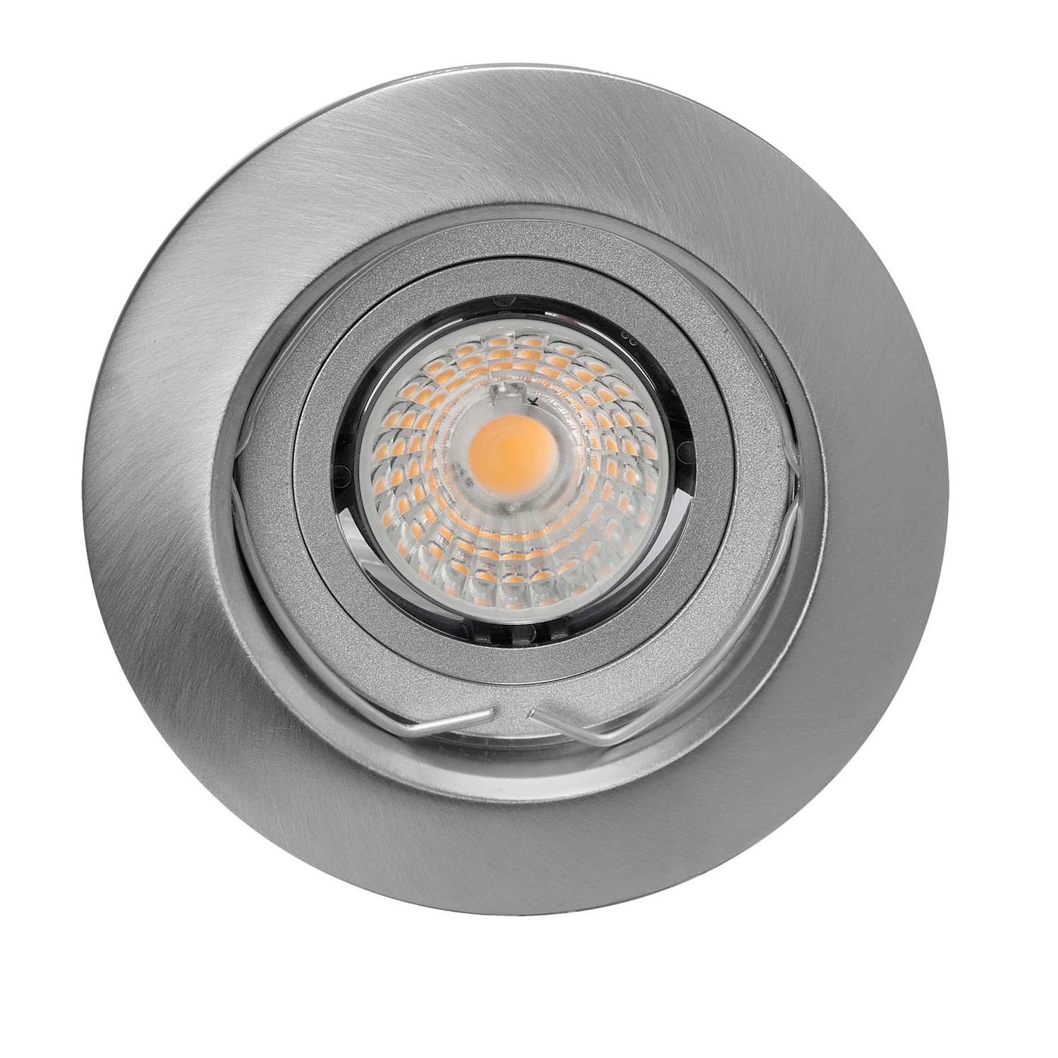Led spot ecastrable inox-look ReFlex led5 5W/230V 3000K 38° orientable 380lm