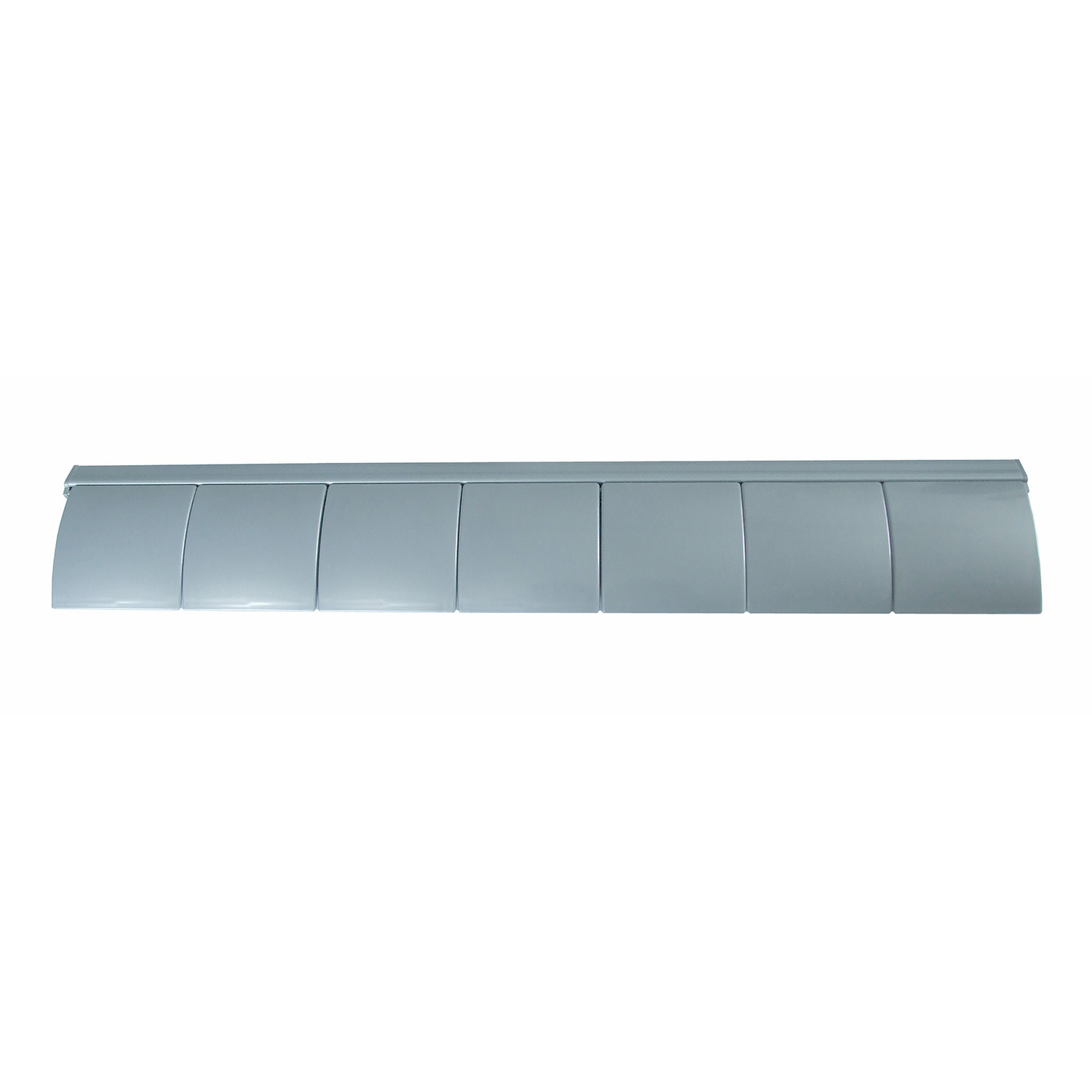 Flap kabelgeleiding horizontaal alu 650mm/7 el.