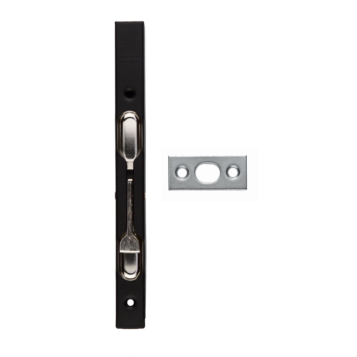 Verrou a levier pour porte noir 