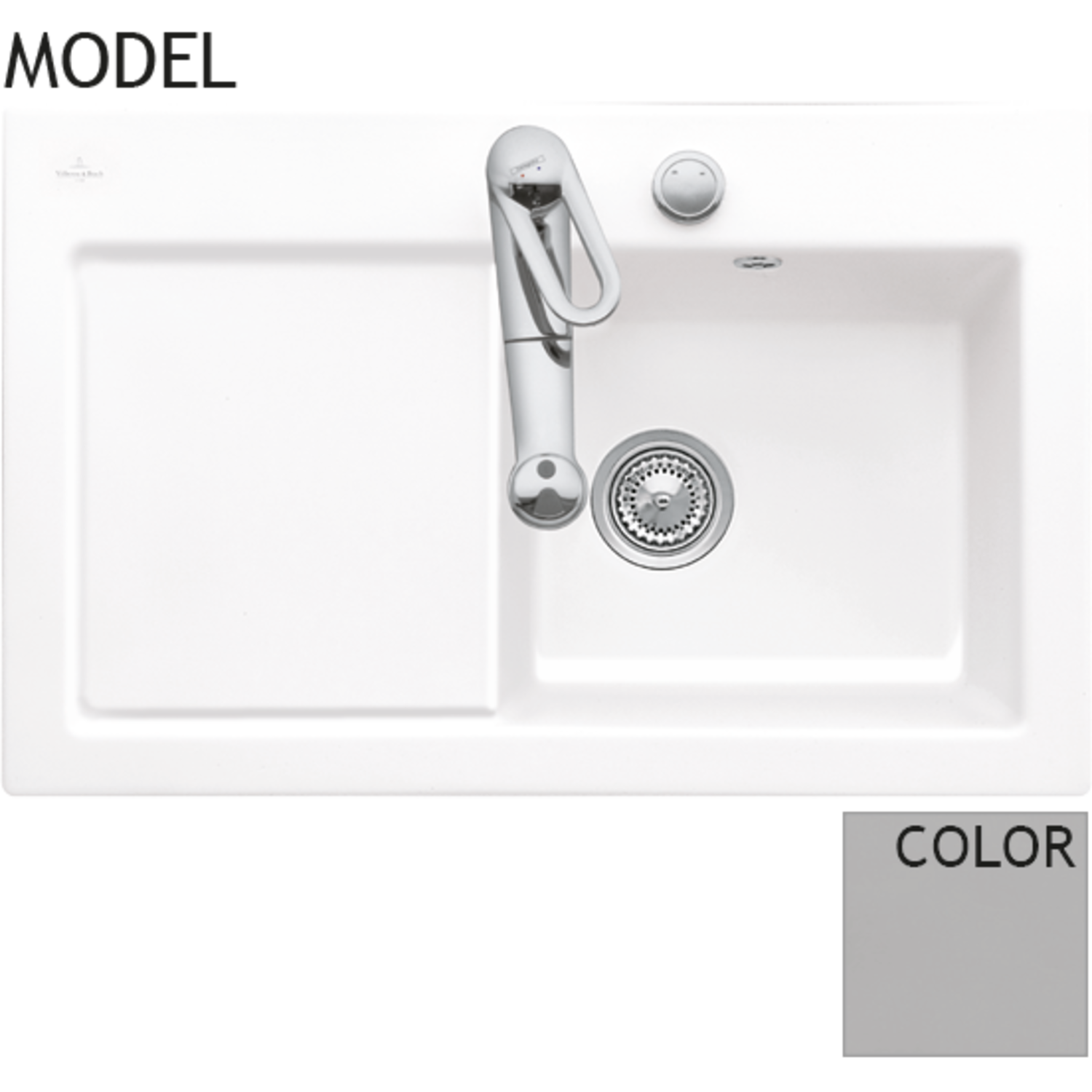 V&B 6714.01.kd subway 45d fossil ceramicplus