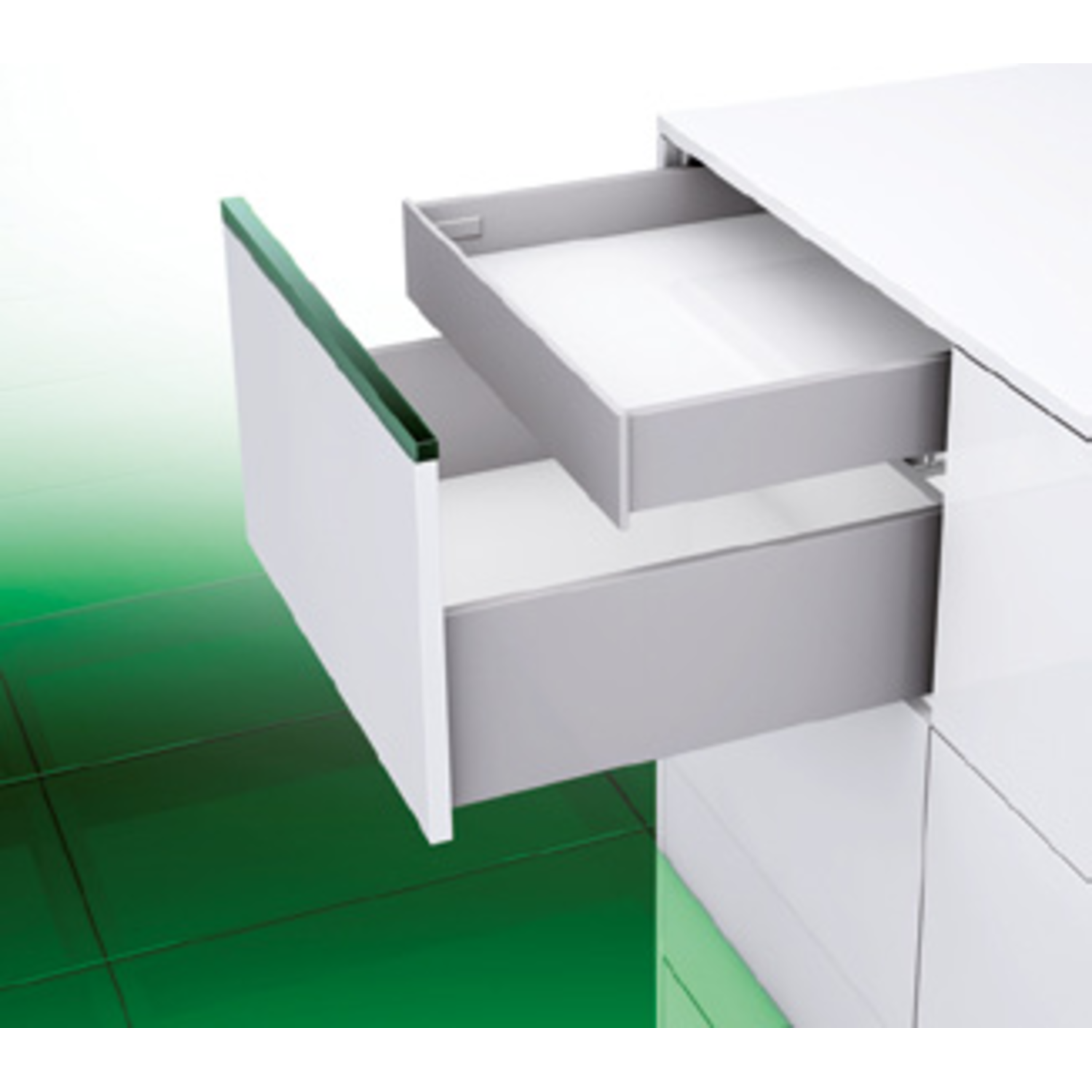 Vionaro cache pour front tiroir intérieur blanc H89