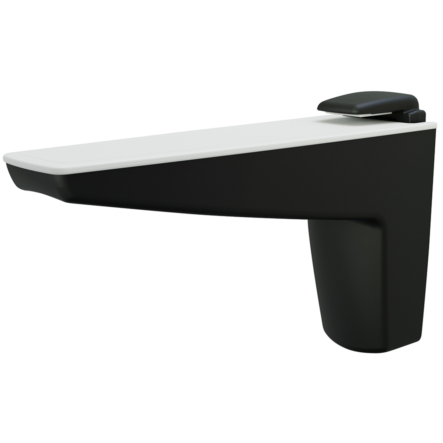 Plankdrager MOON S 4-25mm mat zwart