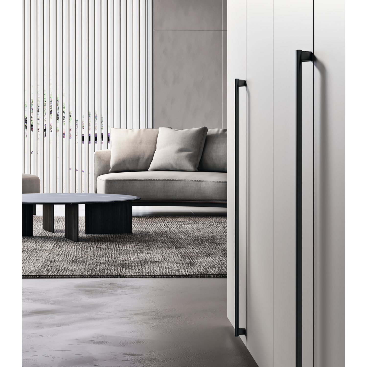 Greep riva ba800 l822 zwart