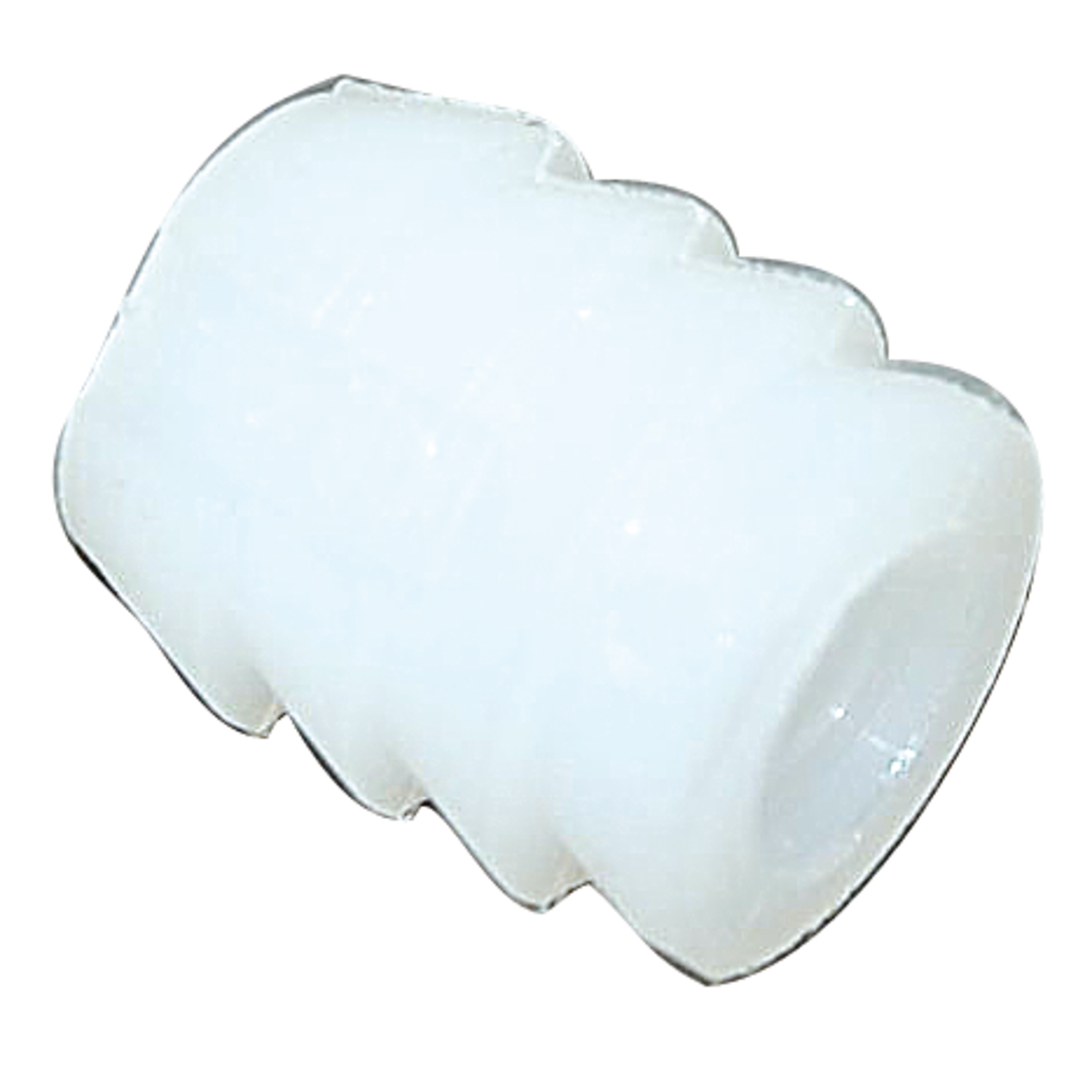 Moufle d.10mm int.M6 - 13mm blanc 
