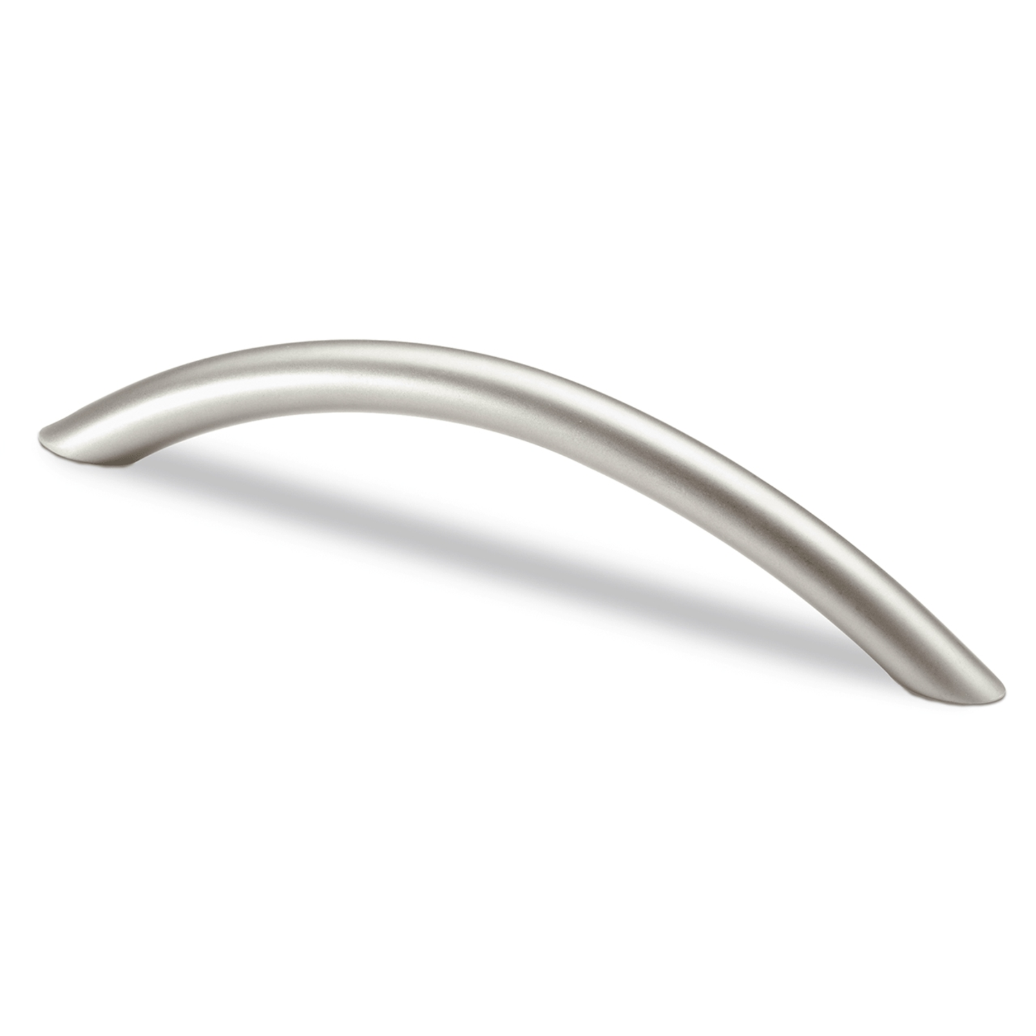 Greep Nicia, boorafstand 128, L 148 mm, H 30 mm, ø 10 mm, Mat vernikkeld